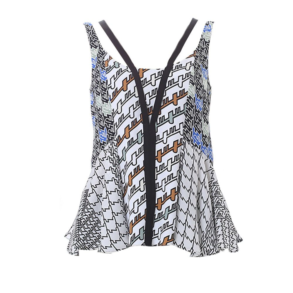 lyst kenzo printed silk top lyst kenzo printed silk top