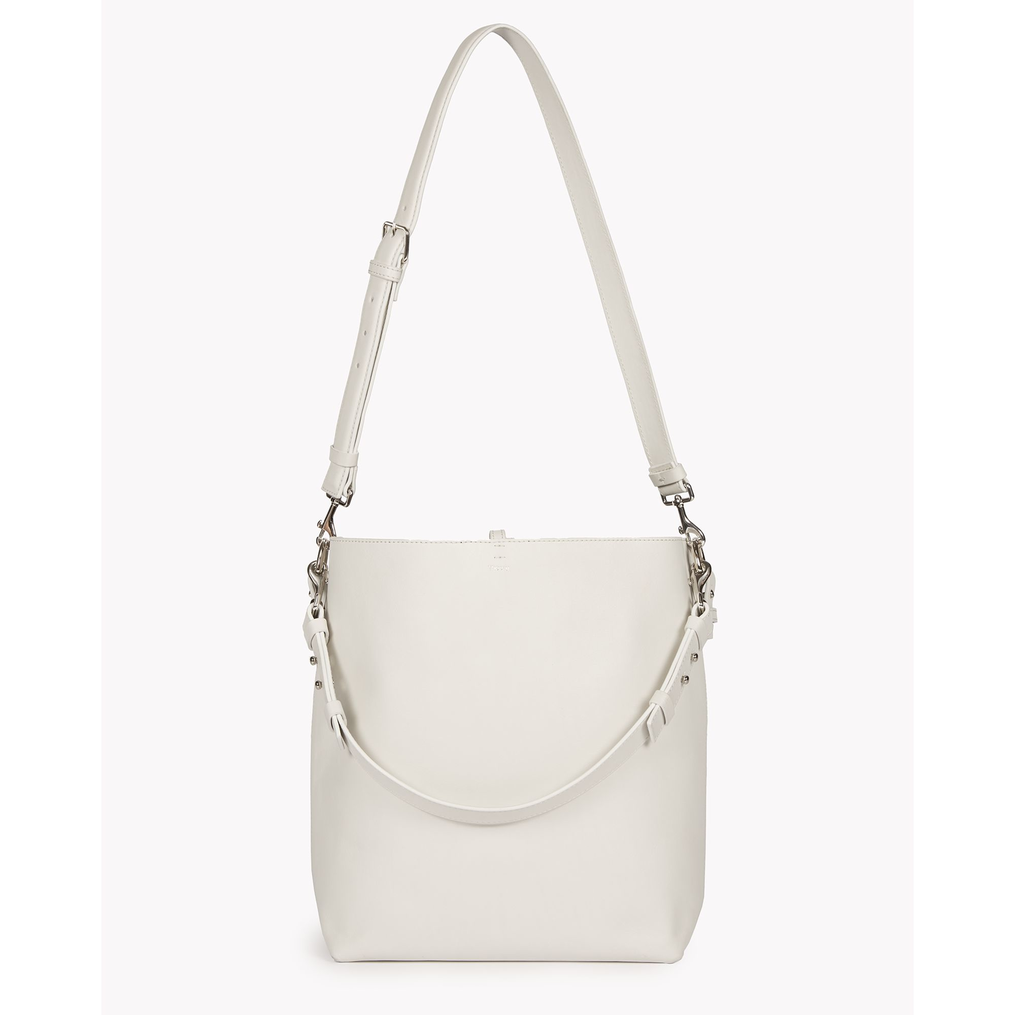 Lyst Theory Small Bucket Bag In Linden Leather in White