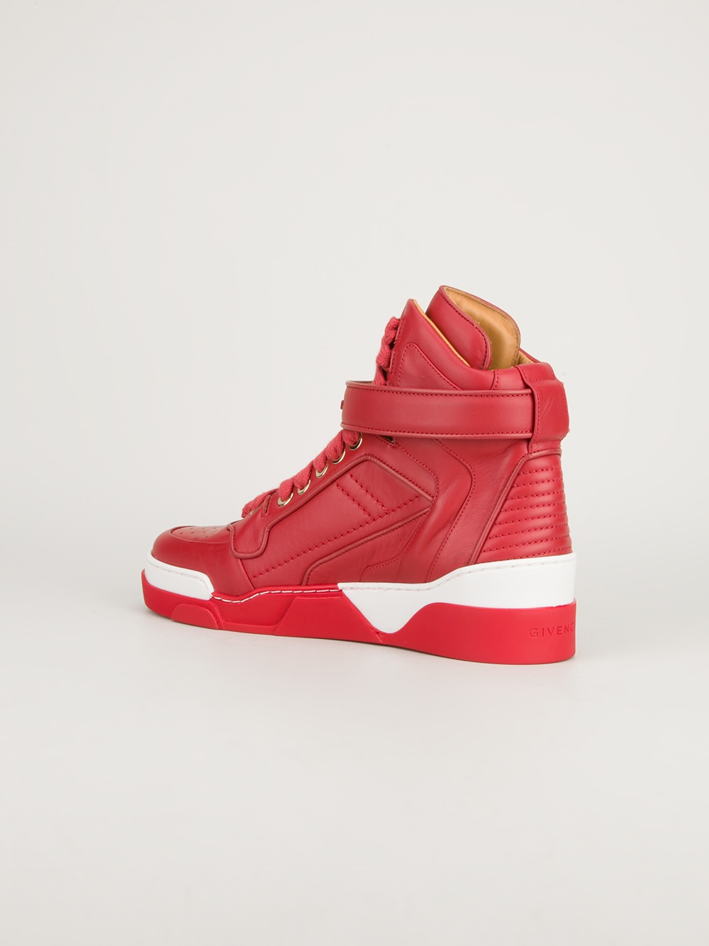 givenchy red high top sneakers