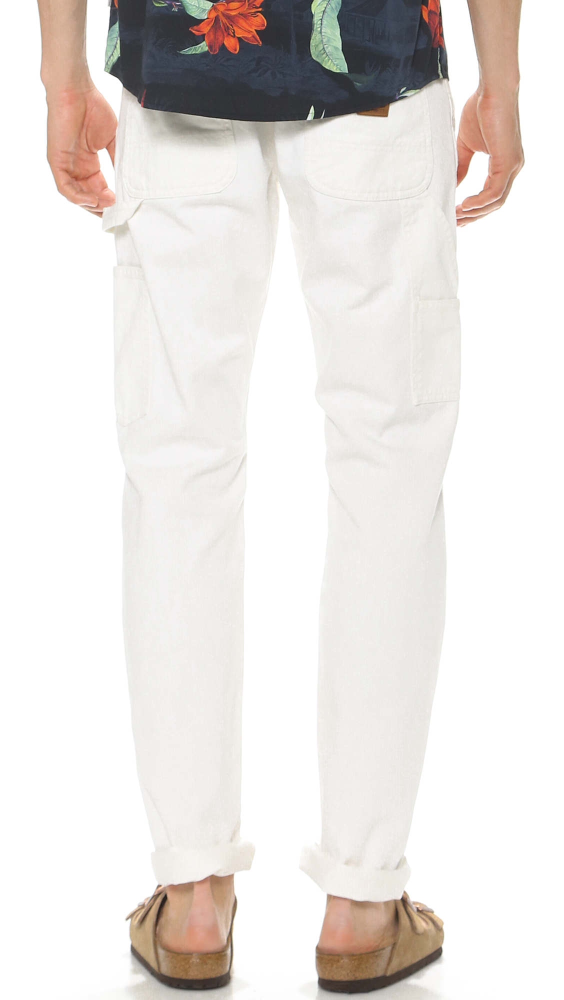 men's double knee pants