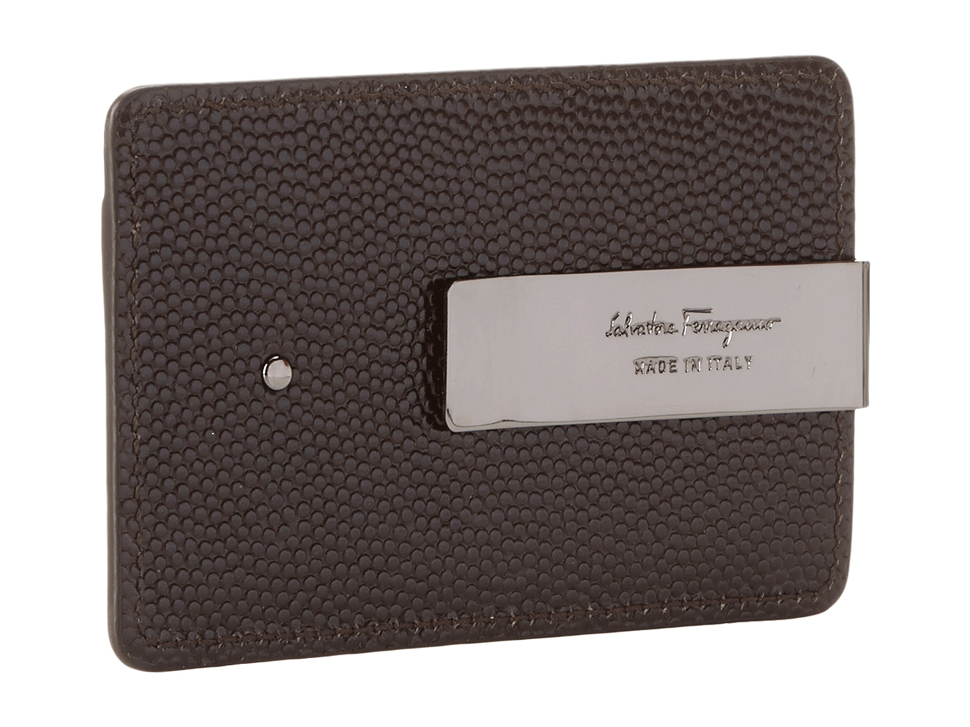 Ferragamo TenForty One Money Clip in Brown for Men Lyst