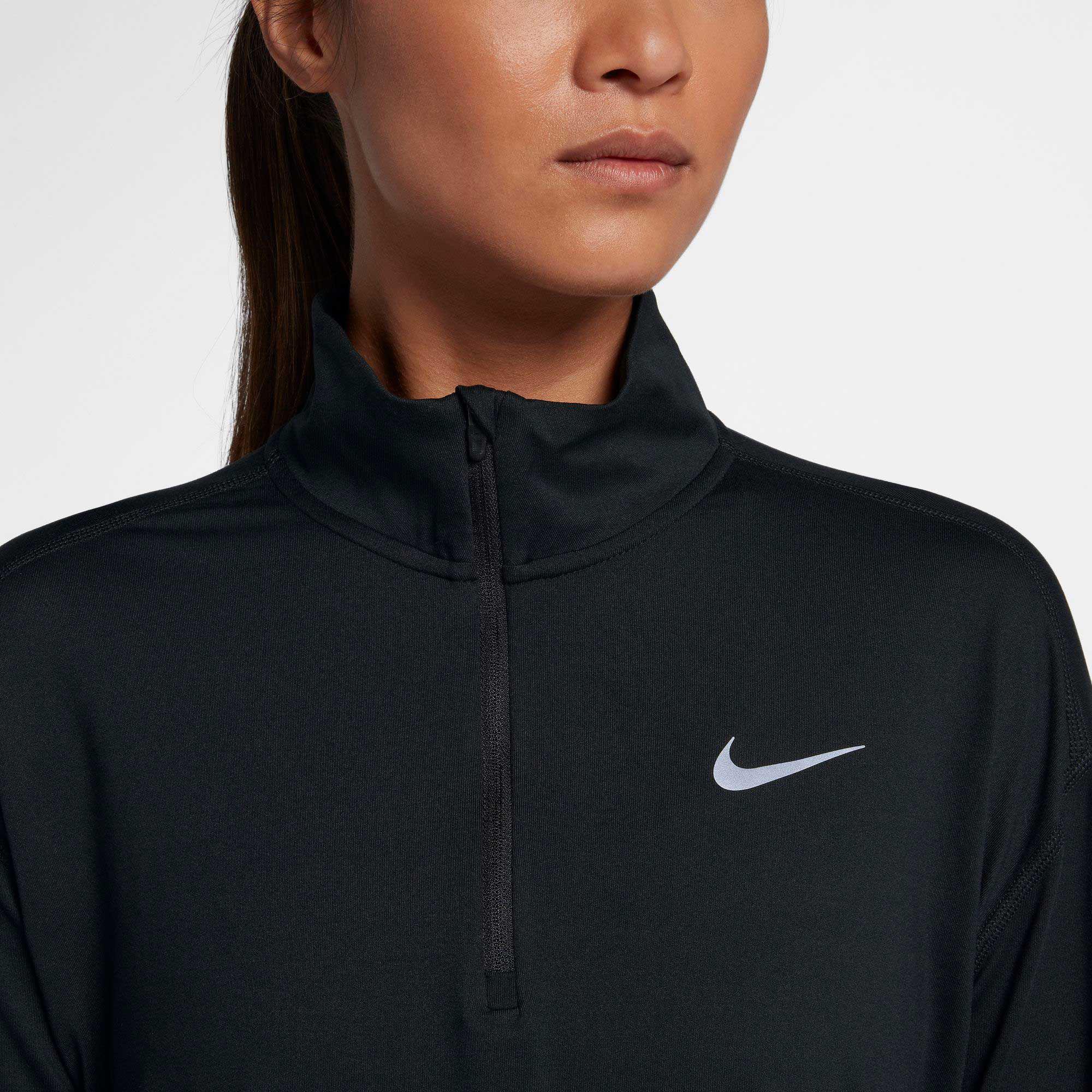 Nike Synthetic Element Half-zip Running Pullover in Black - Save 28% - Lyst