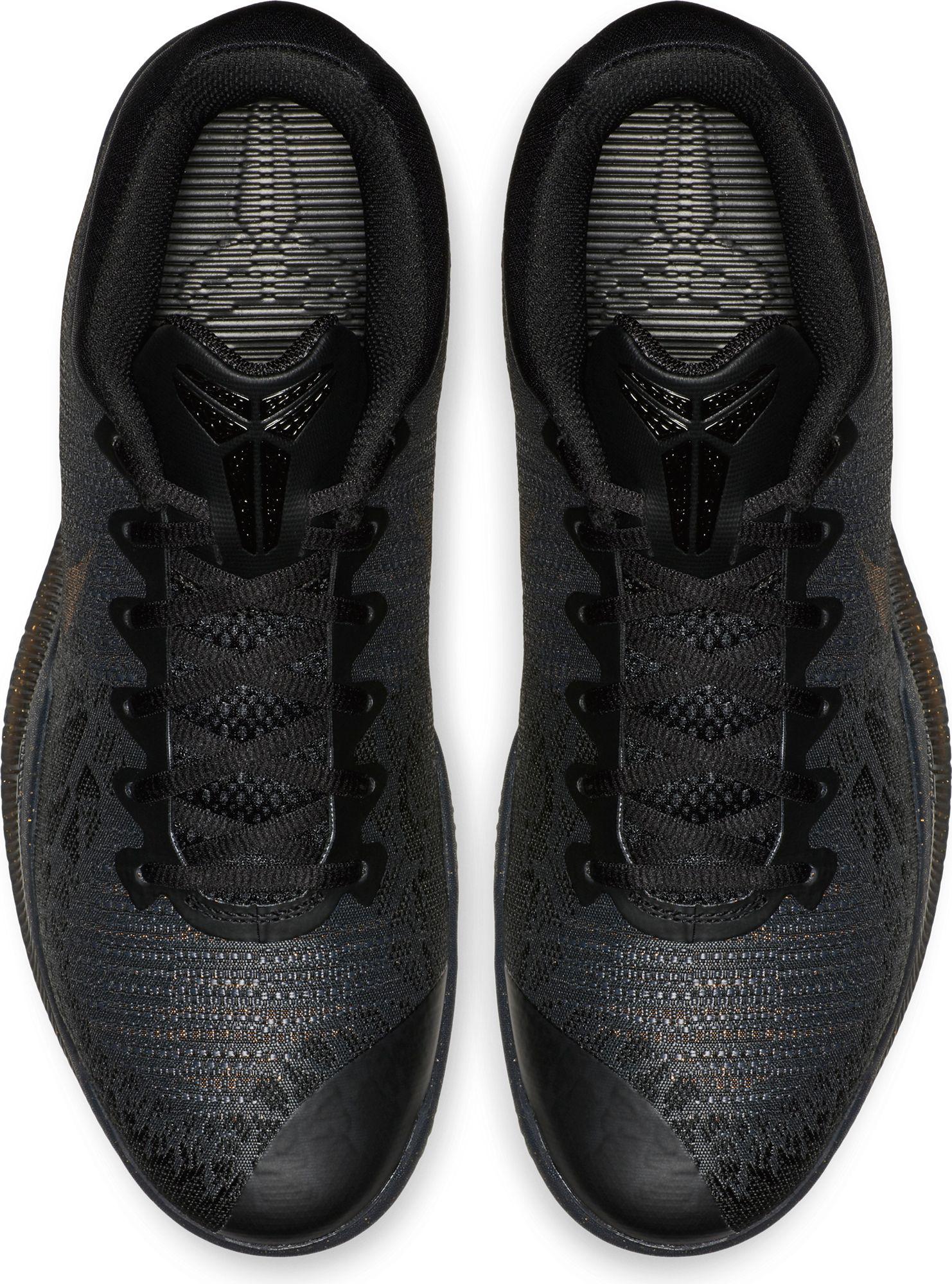 Nike Rubber Kobe Mamba Rage Basketball Shoes in Black/Gold