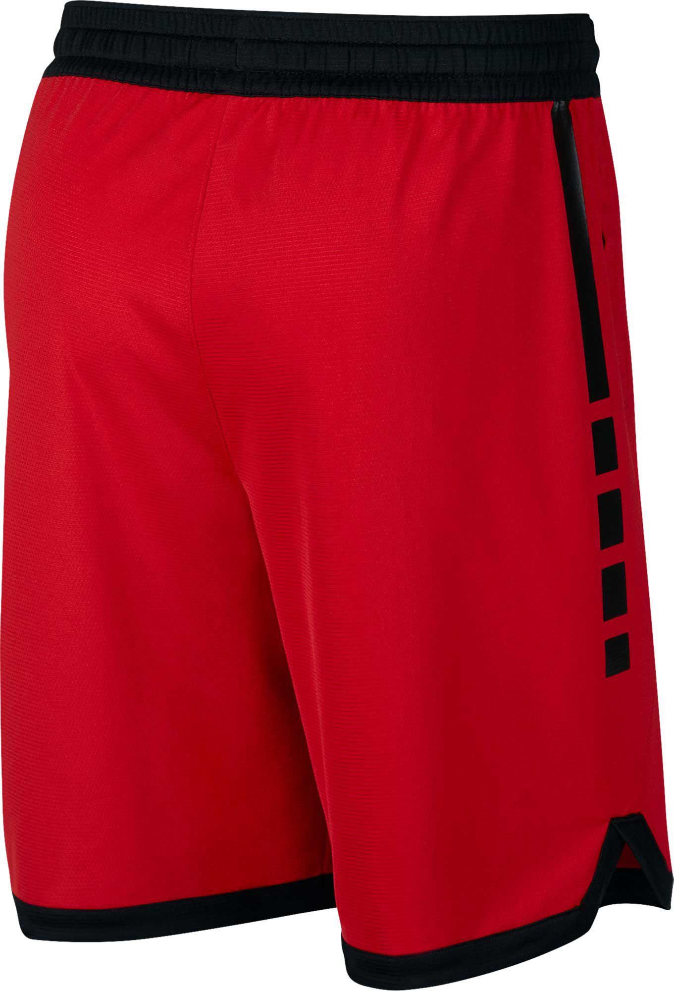 Lyst - Nike Dry Elite Stripe Basketball Shorts in Red for Men
