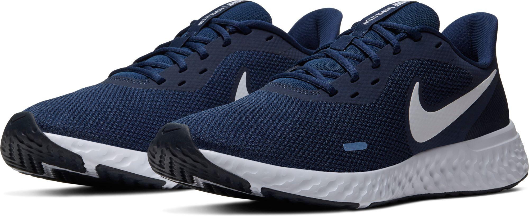 Nike Revolution 5 Running Shoe in Navy/White (Blue) for Men - Lyst