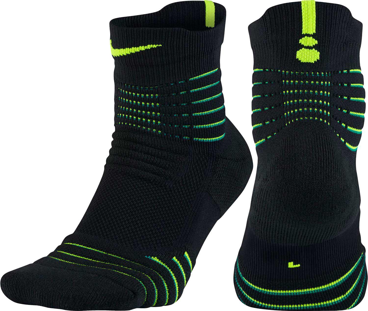 Lyst - Nike Elite Versatility High Quarter Basketball Socks in Black for Men