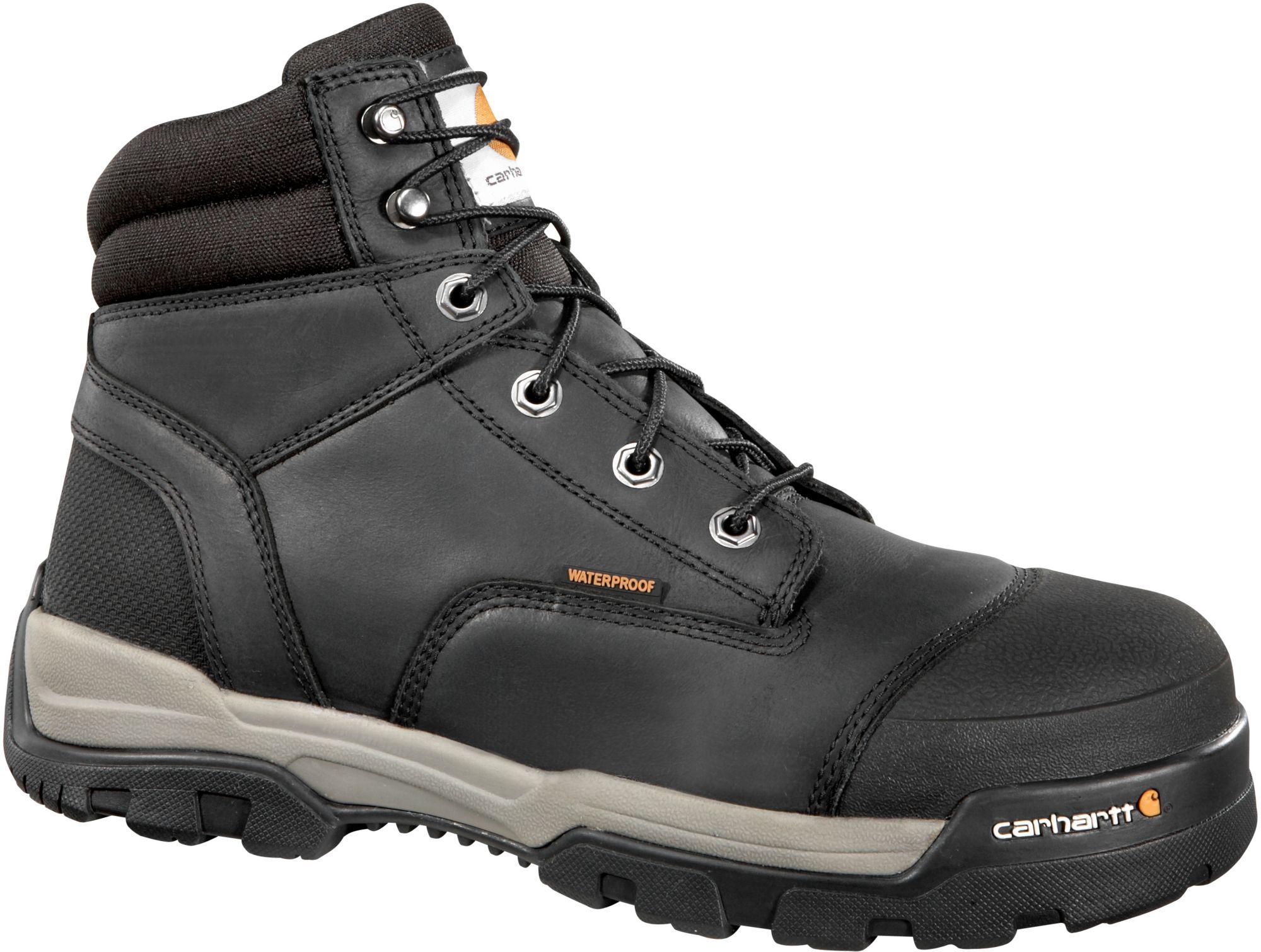 carhartt men's force 6 waterproof composite toe work boots