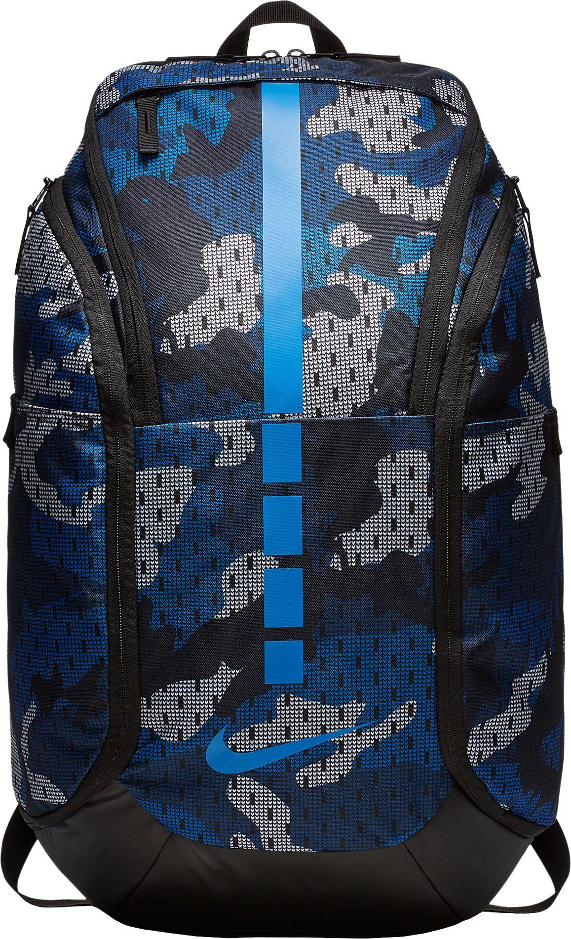 nike elite backpack blue