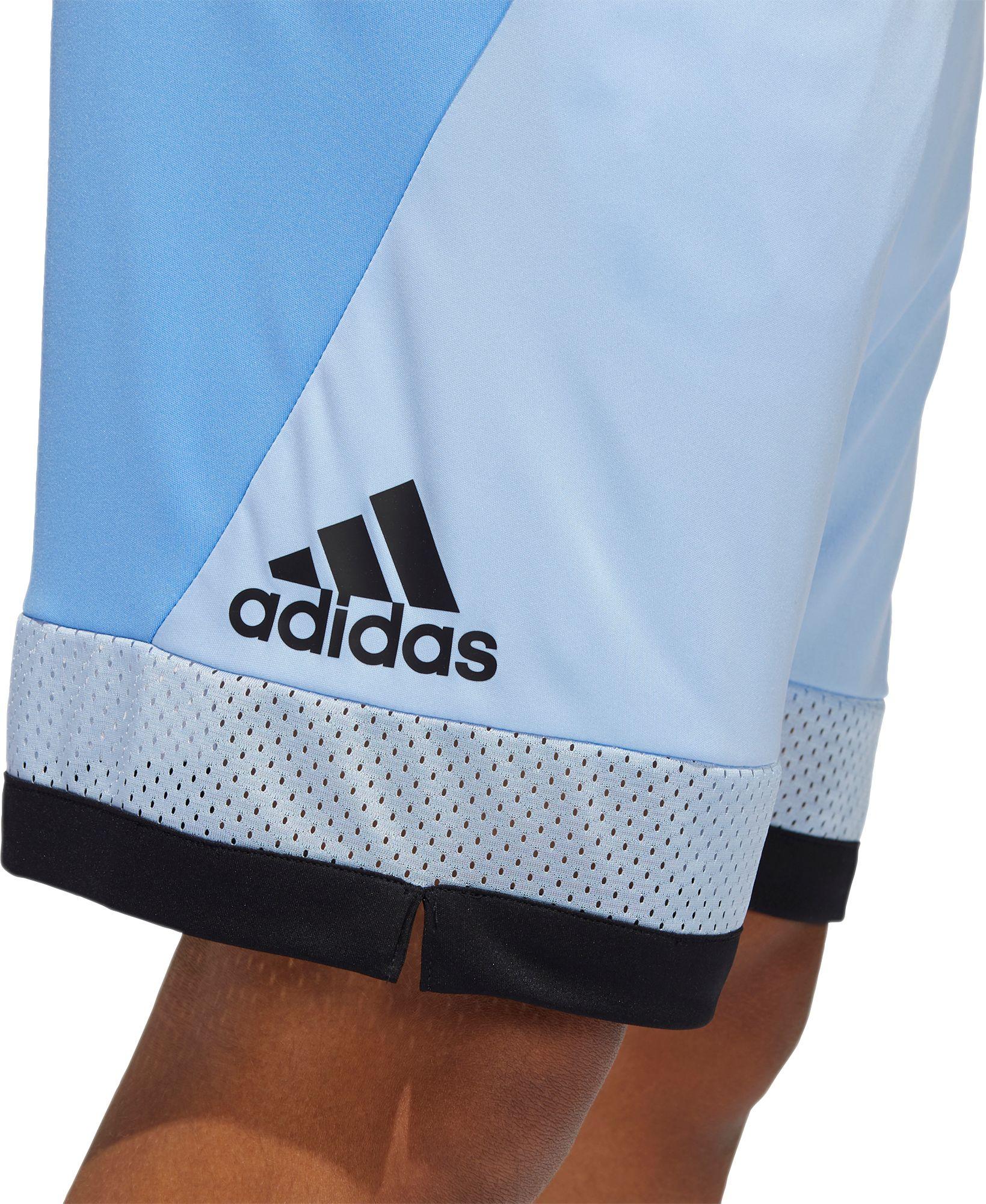blue basket ball shorts