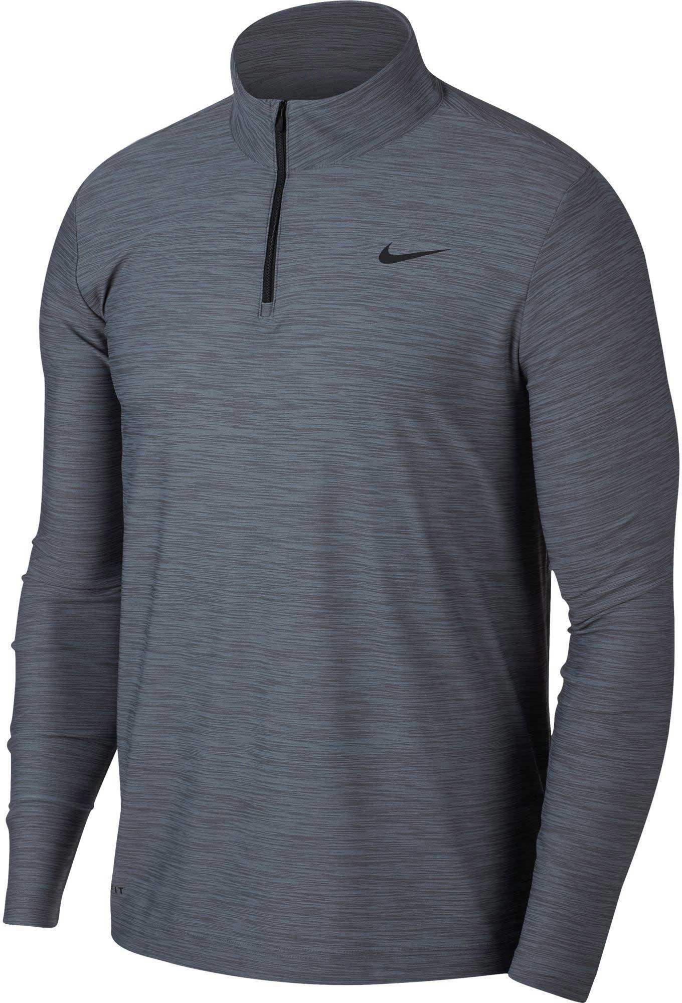 Lyst - Nike Reathe Dry Quarter Zip Long Sleeve Shirt in Gray for Men
