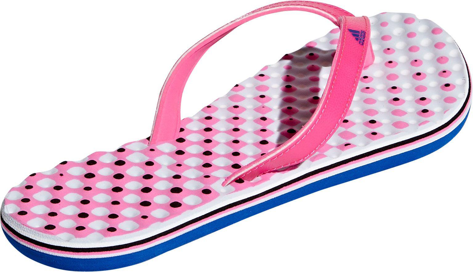 adidas Synthetic Eezay Dots Flip Flops in Pink/Blue (Pink) - Lyst