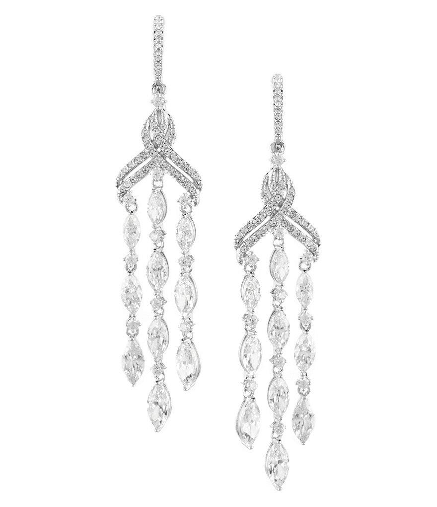 Lyst Nadri Dolce Cubic Zirconia Leverback Chandelier Earrings In Gallery
