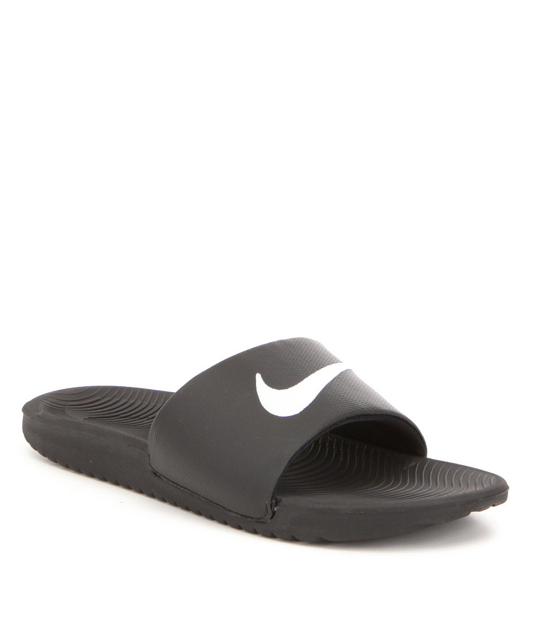 Lyst - Nike Men ́s Kawa Synthetic Cushioned Sole Slide On Banded ...