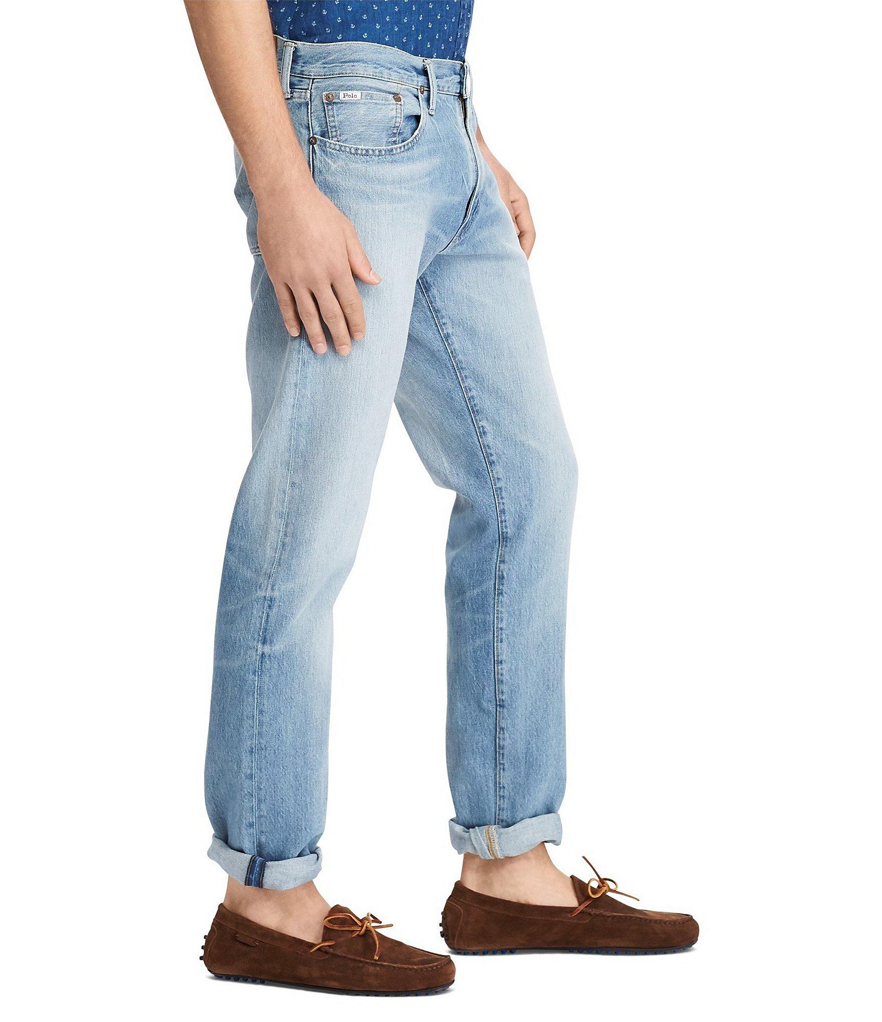 Polo Ralph Lauren Denim Hampton Relaxed Straight Stretch Jeans in Blue ...