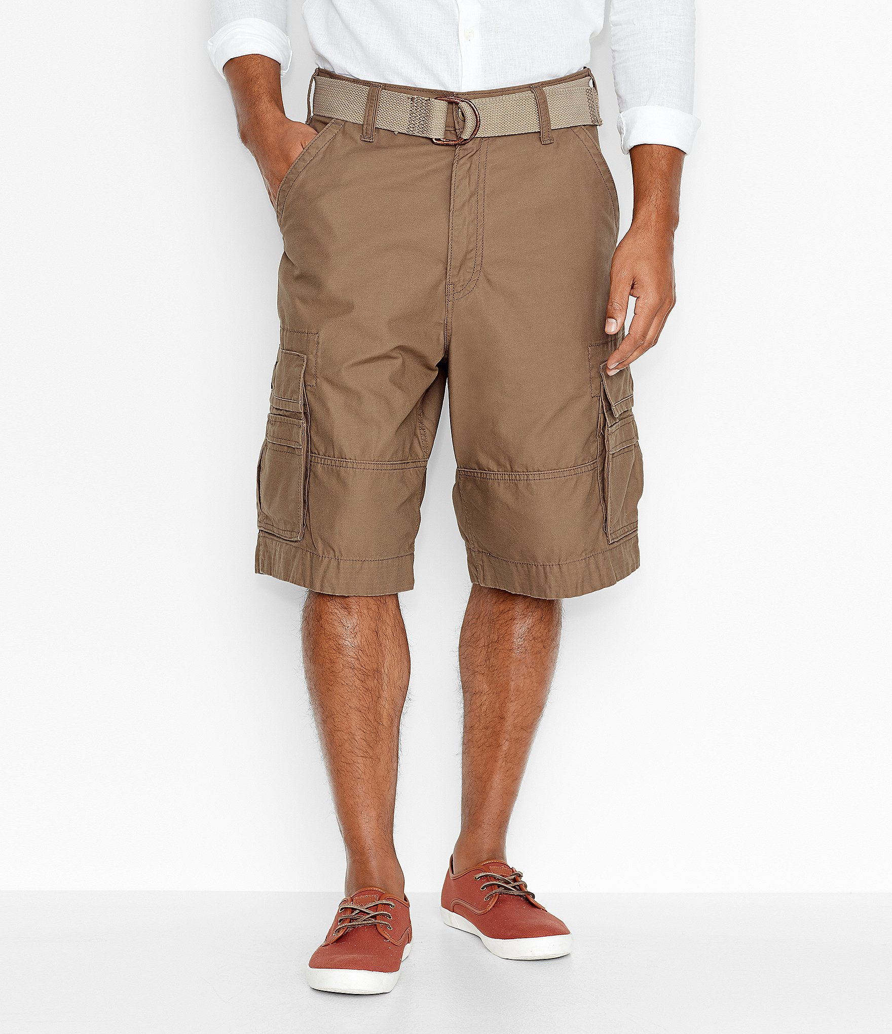 Lyst - Levi'S ® Squad Belted Cargo Shorts in Brown for Men