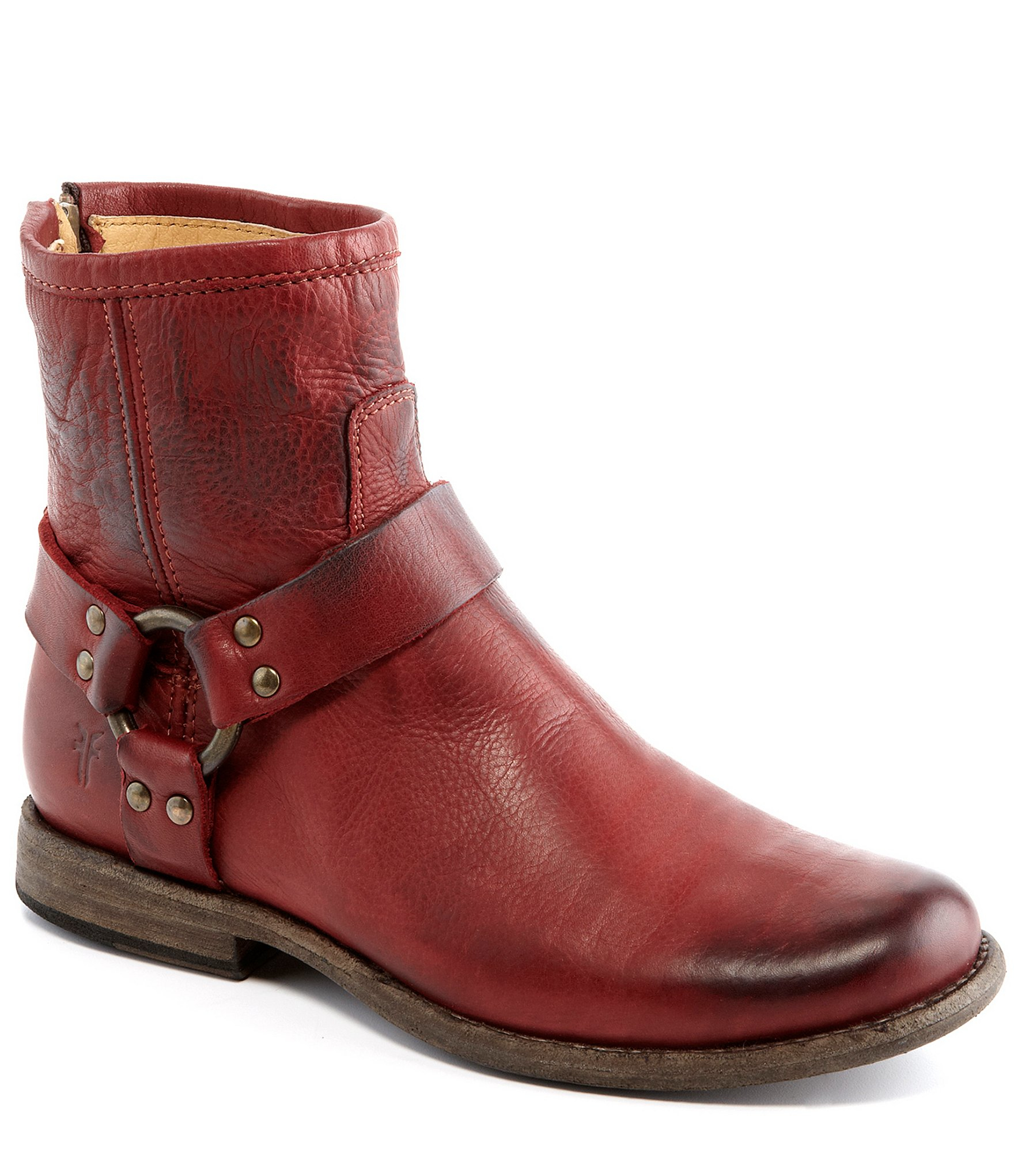 Lyst - Frye Phillip Harness Women´s Moto Mid-calf Boots in Red