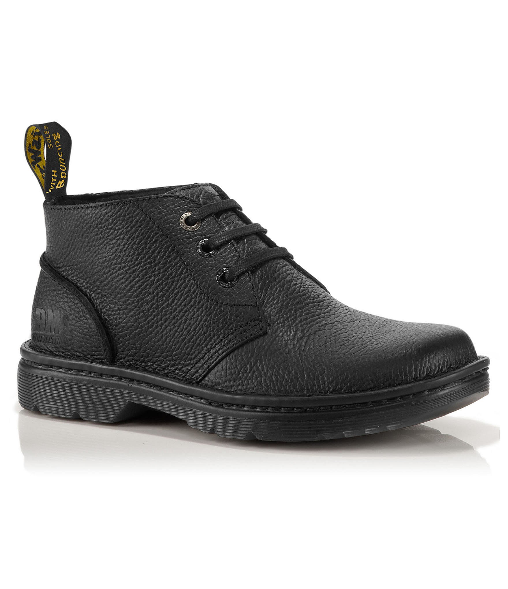 men's casual chukka boots black
