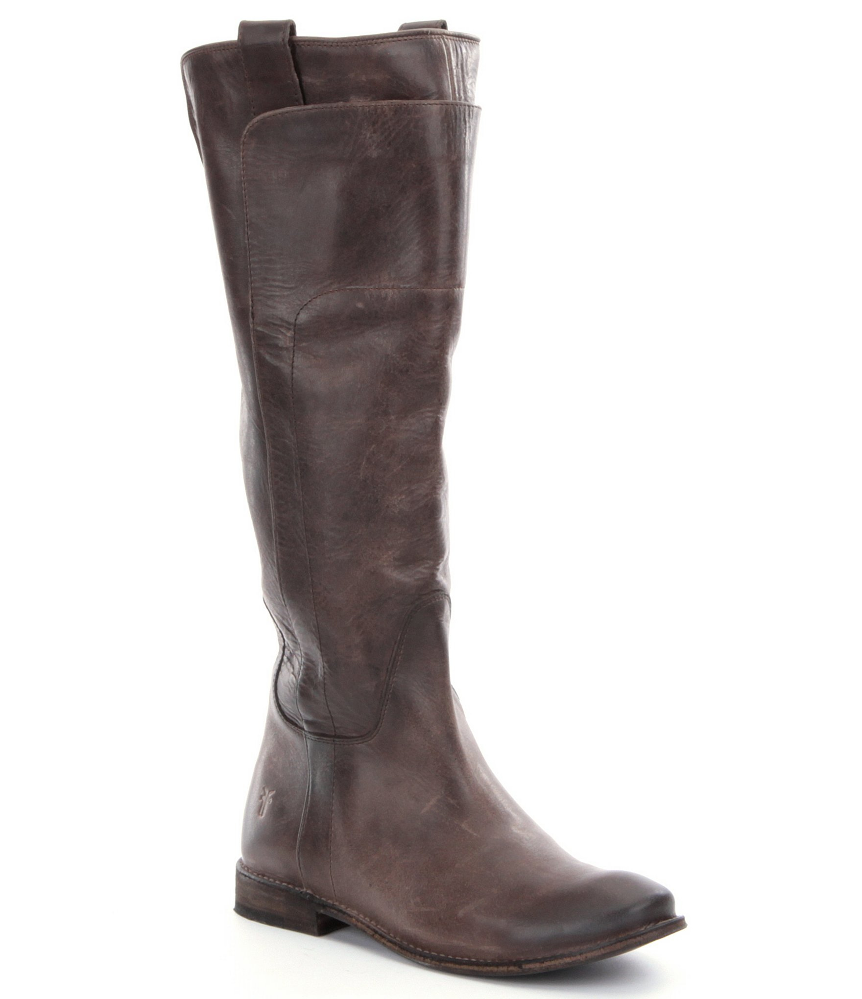 frye black tall riding boot