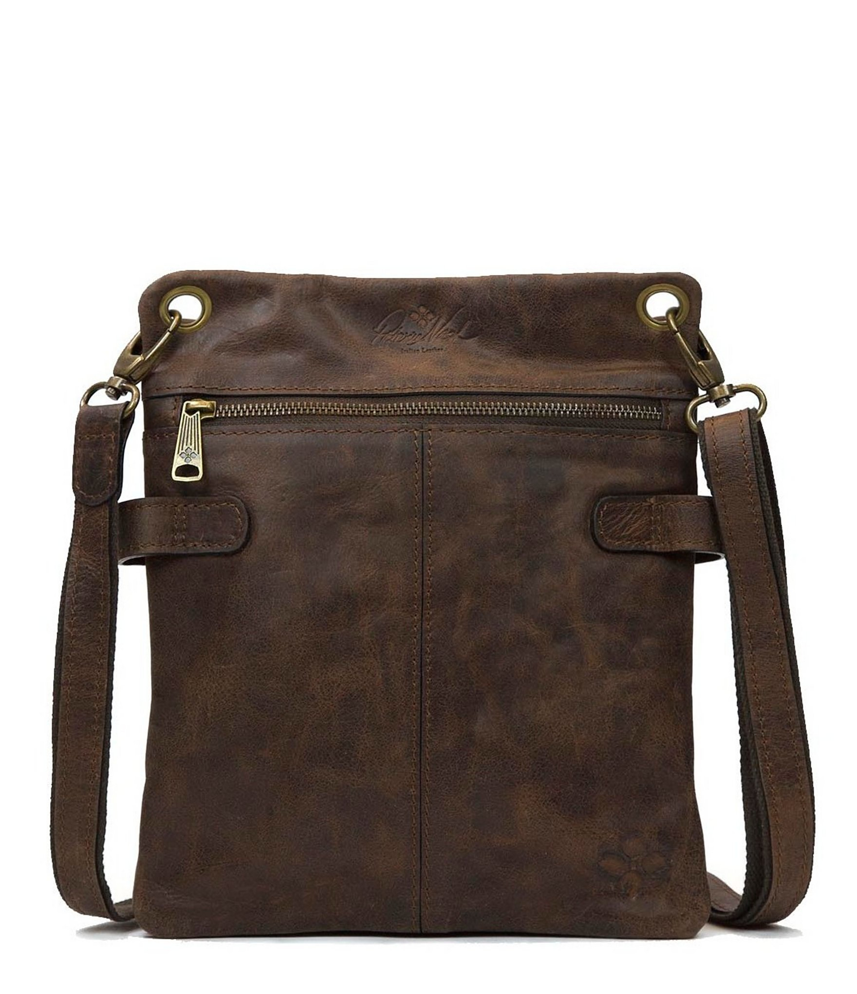 Patricia nash Distressed Vintage Collection Francesca Sling Cross-body Bag in Brown | Lyst