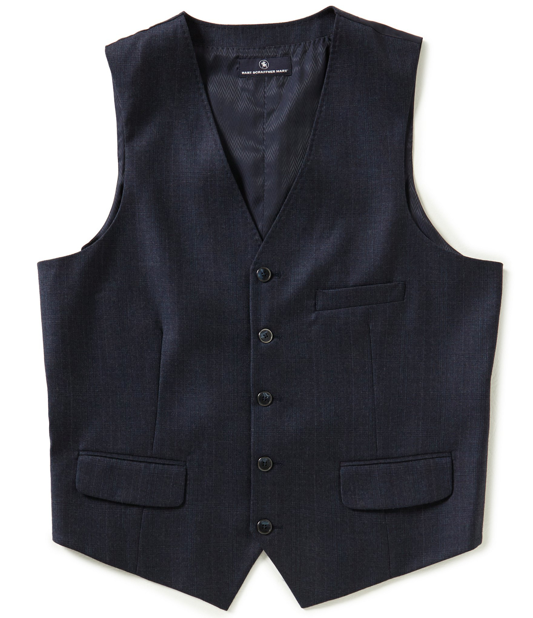 Hart schaffner marx Plaid Vest in Blue for Men | Lyst