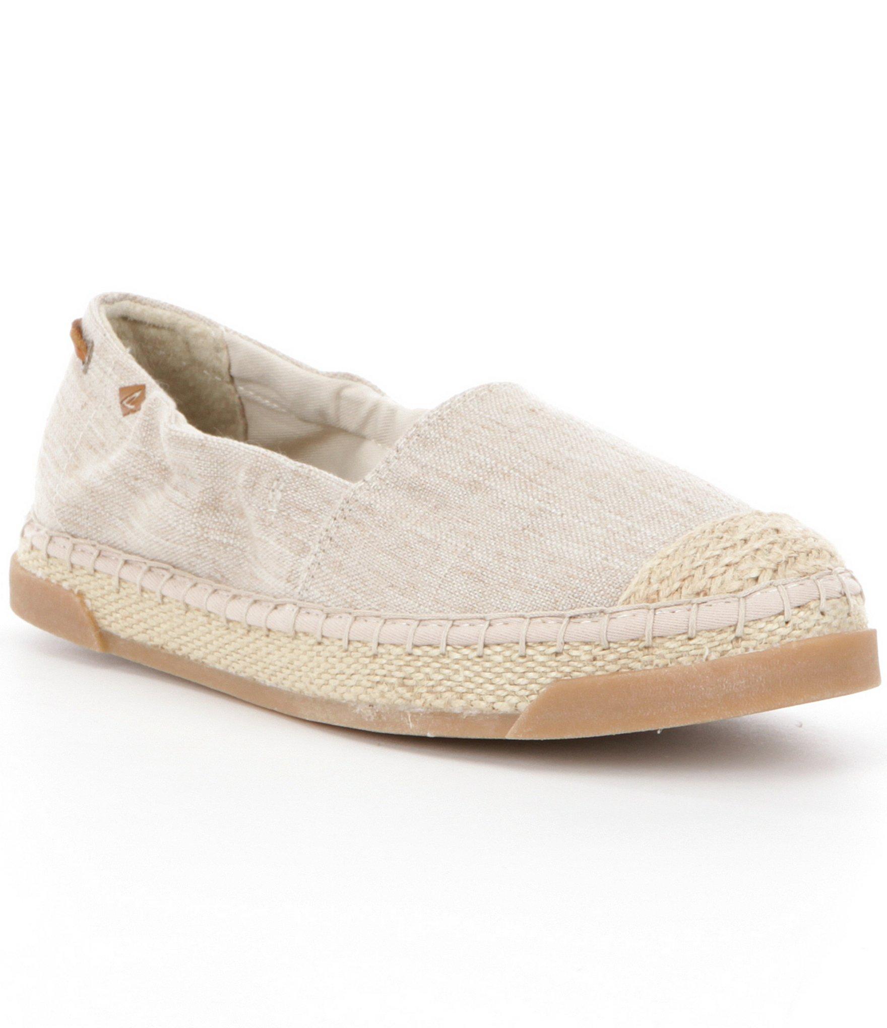 Sperry top-sider Laurel Reef Canvas Slip-on Espadrilles Flats | Lyst