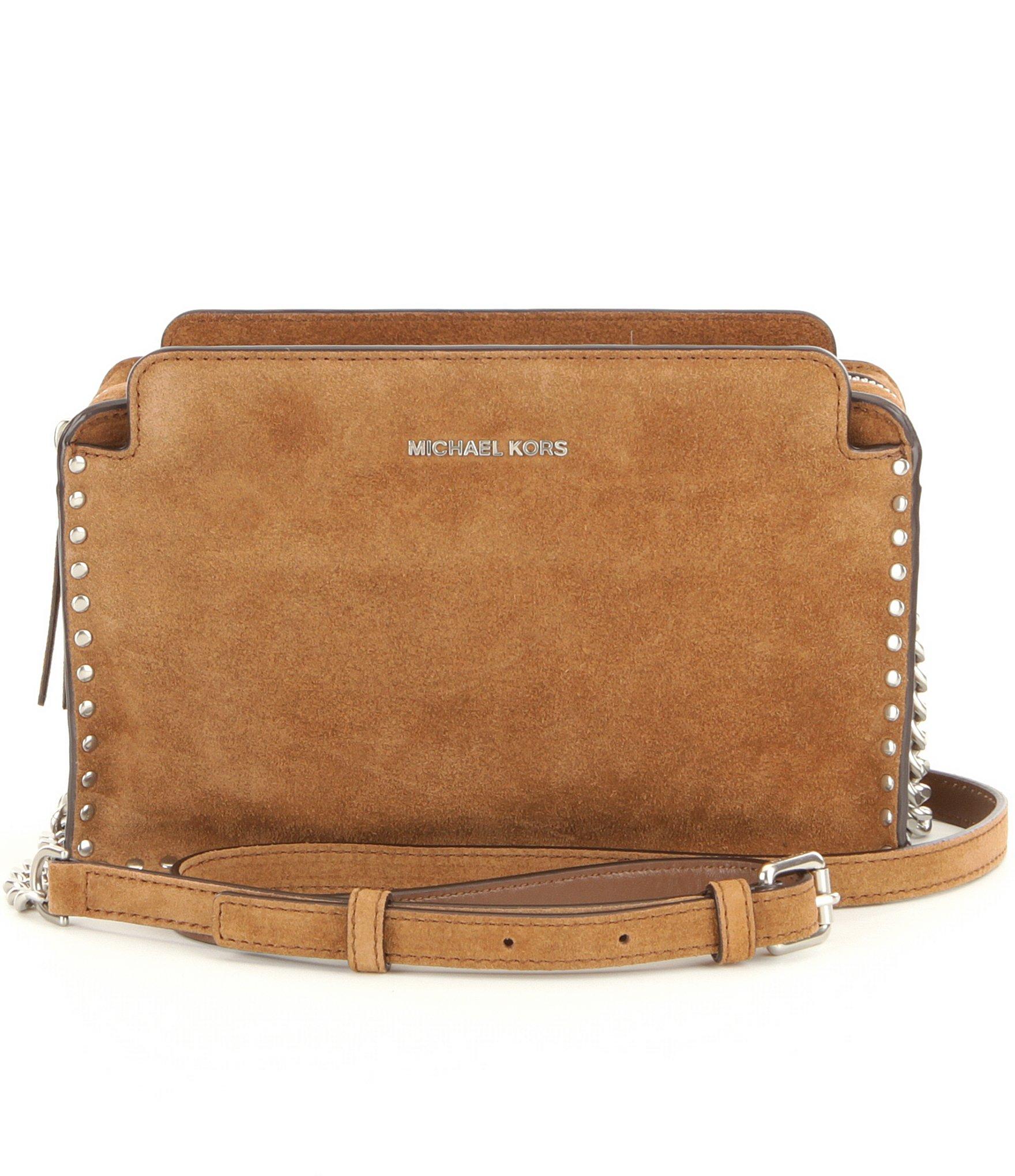 michael kors suede purse