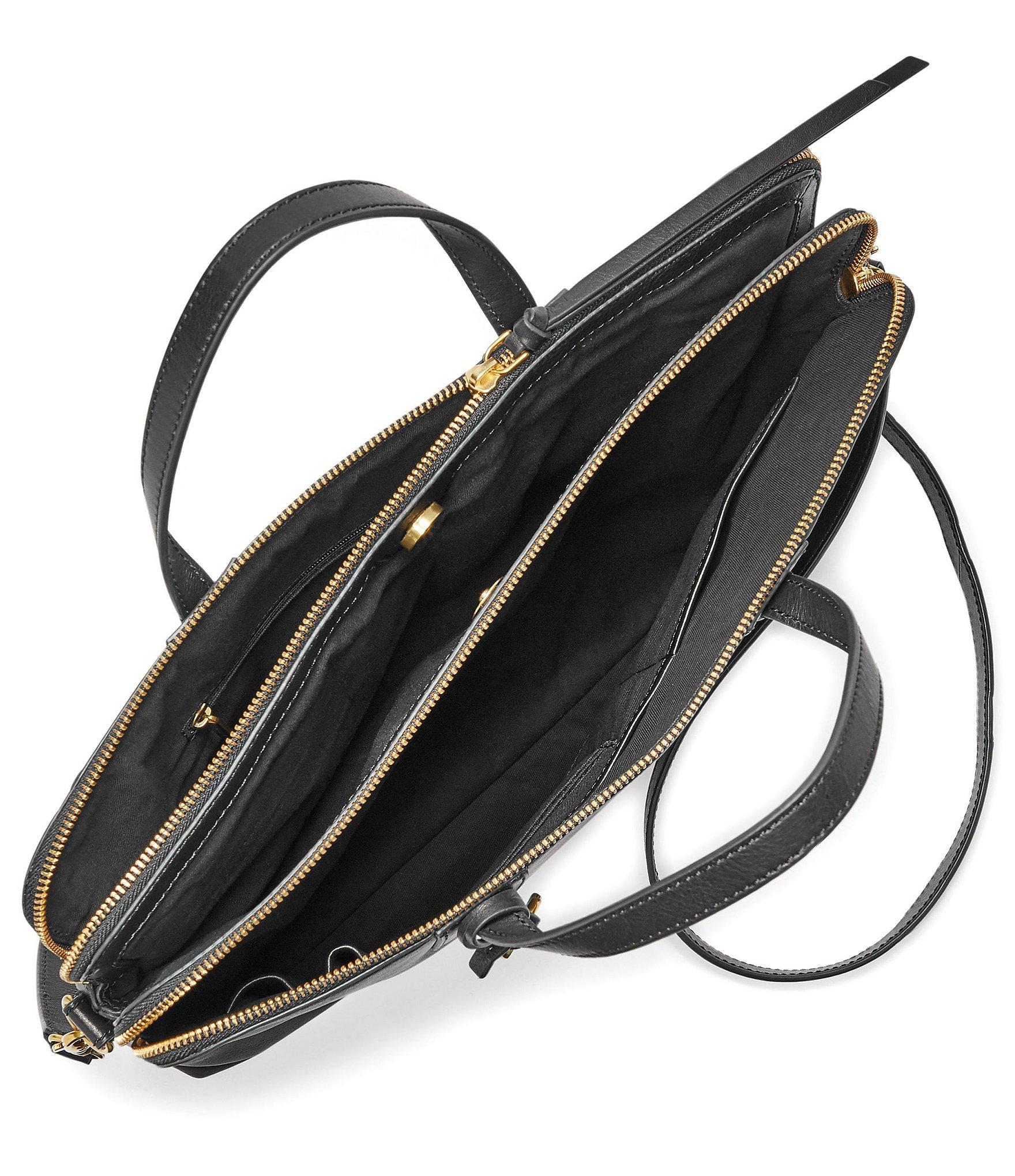Lyst - Fossil Emma Laptop Bag in Black