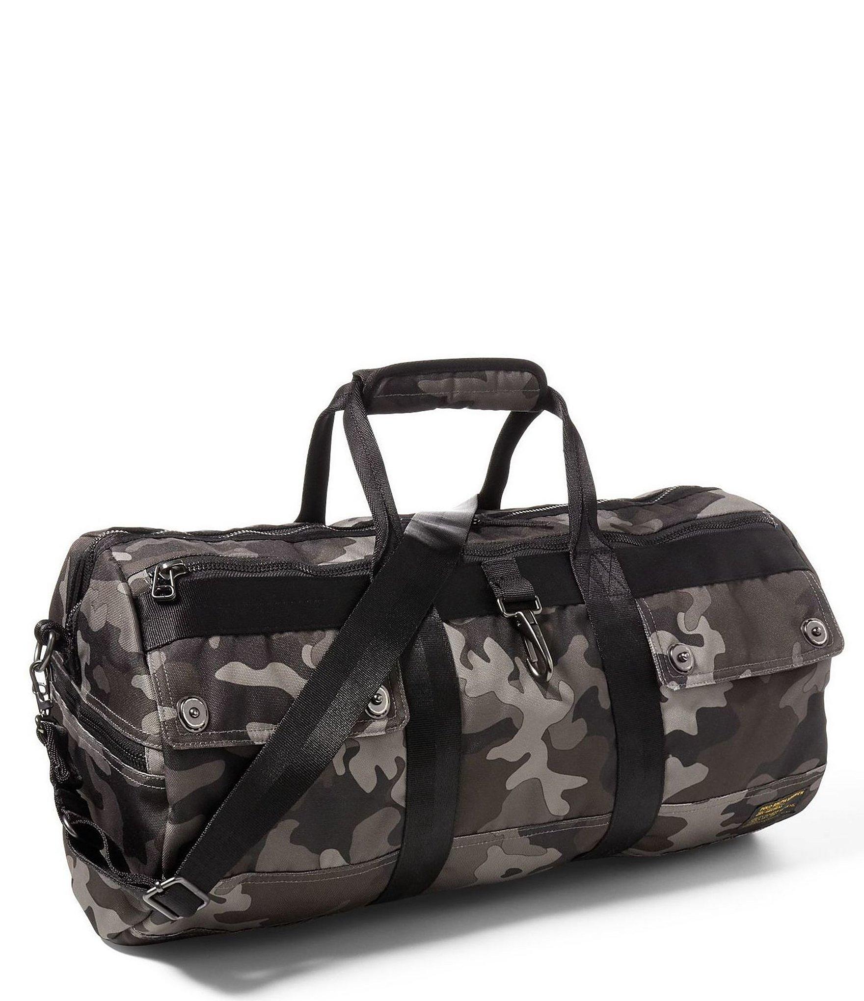 Polo ralph lauren Camo-print Military Duffel Bag in Black for Men - Save 20% | Lyst