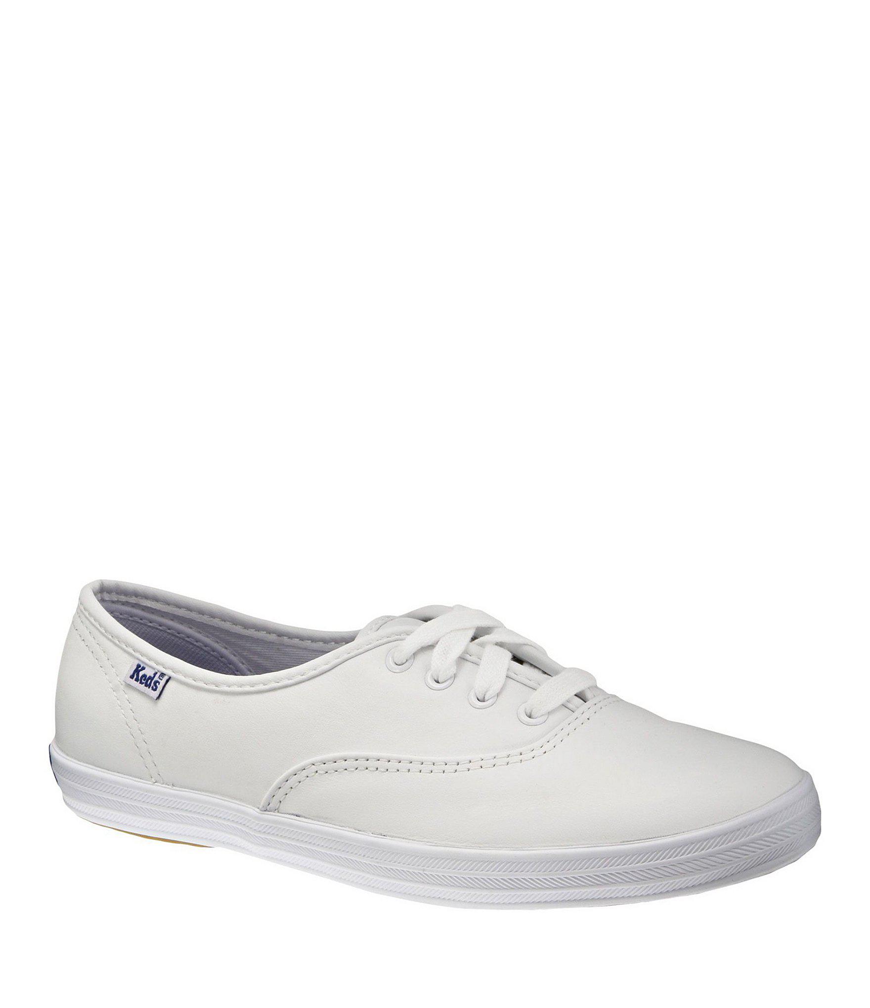 keds champion white leather