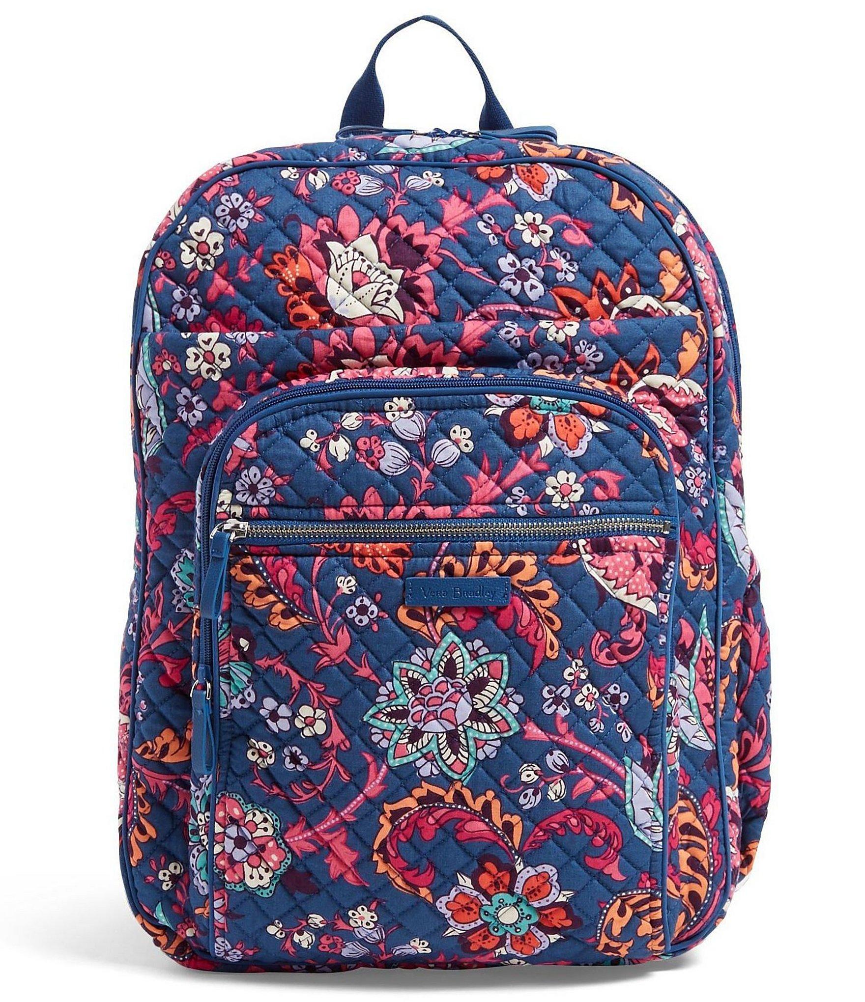 Vera Bradley Iconic Xl Campus Backpack in Blue - Lyst