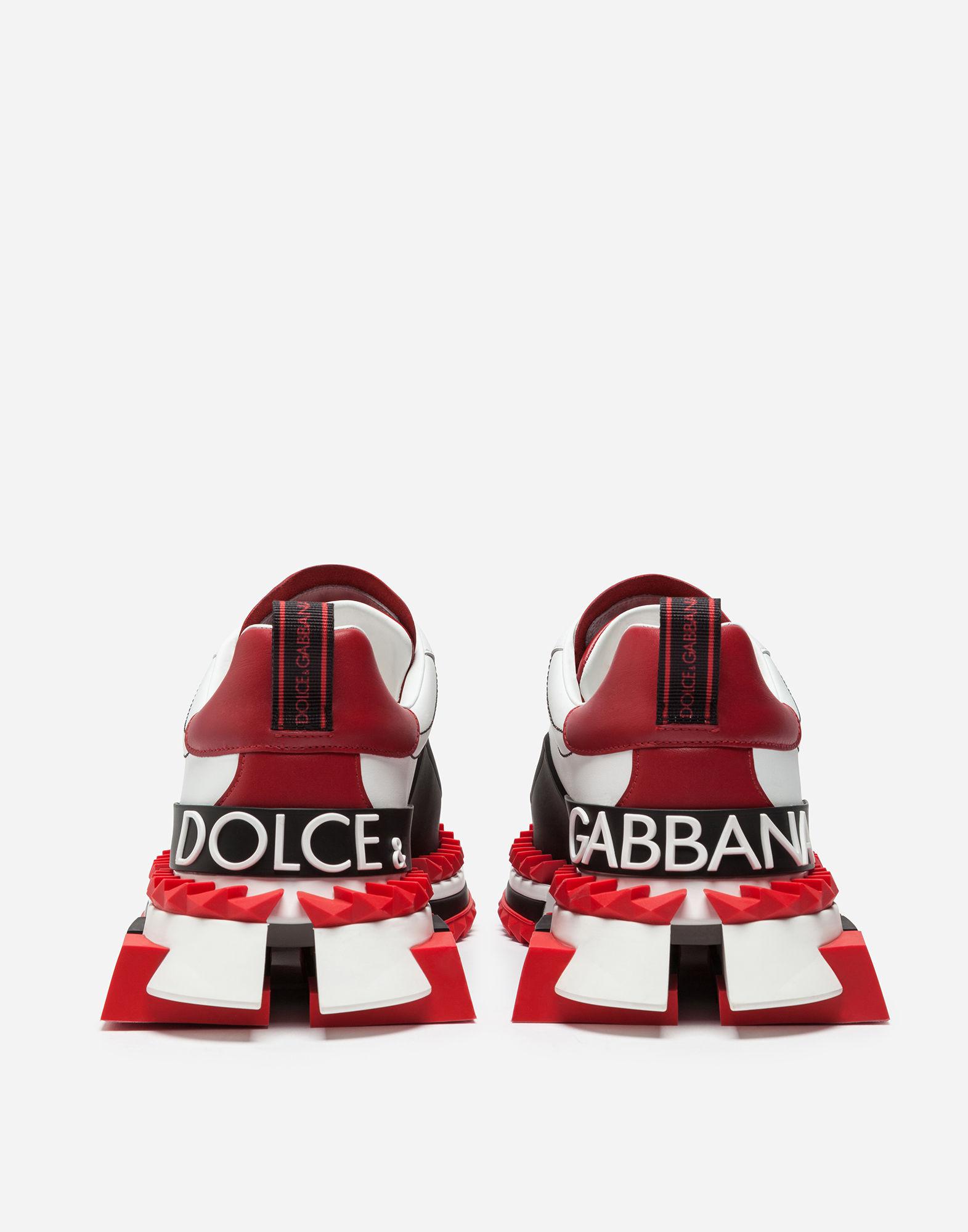 Dolce & Gabbana Multicolor Super King Sneakers in White for Men - Lyst