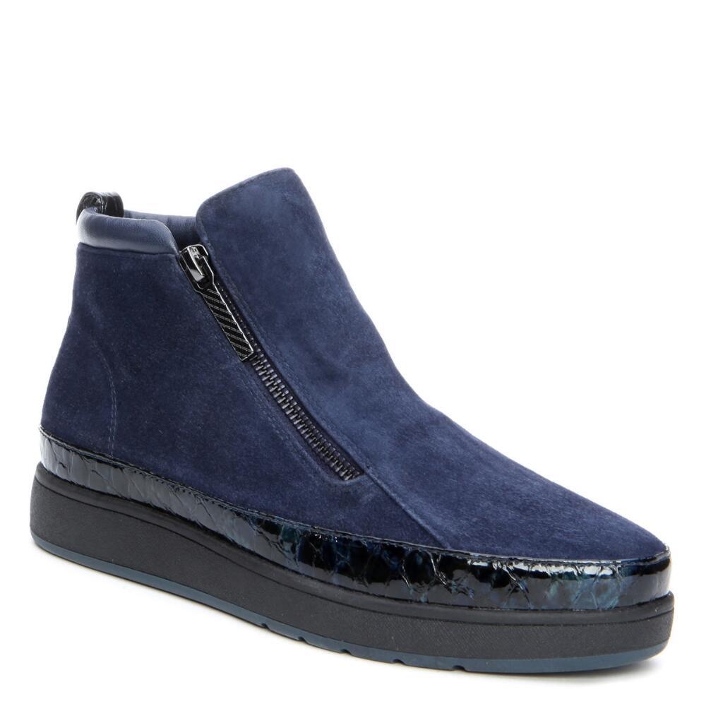 donald pliner suede lug side zip comfort booties