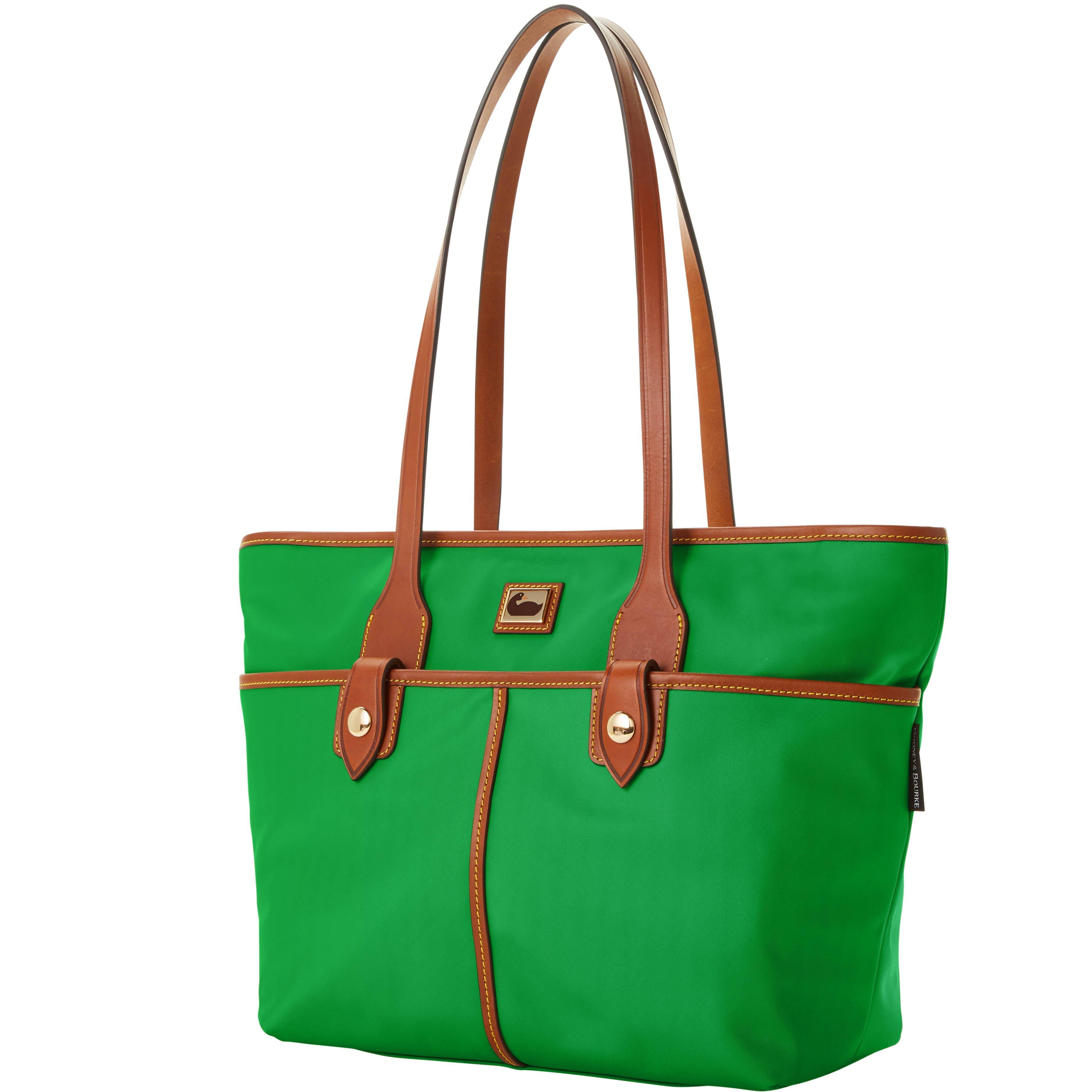 Dooney And Bourke Wayfarer Double Pocket Tote In Green Lyst 