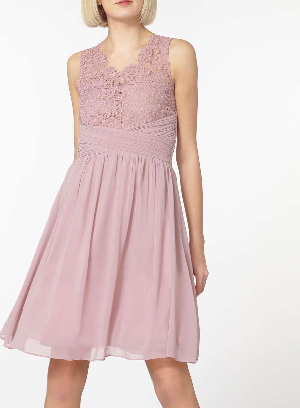 Lyst Dorothy perkins Showcase Pink 'josie' Lace Prom Dress in Pink
