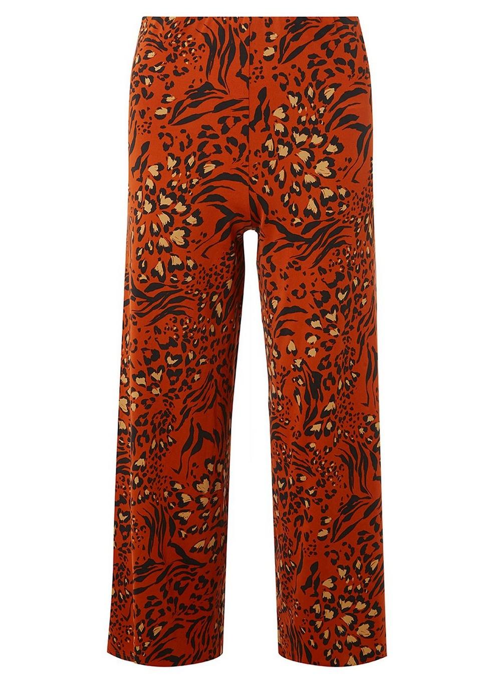Save Print Orange Pants Petite Perkins Dorothy Palazzo In Leopard 86wTpqvx