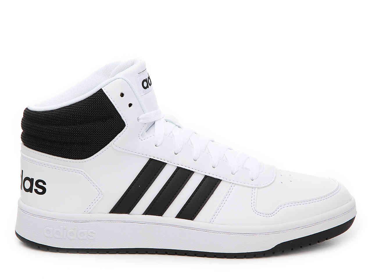 Lyst - adidas Hoops 2.0 Mid-top Sneaker in White for Men