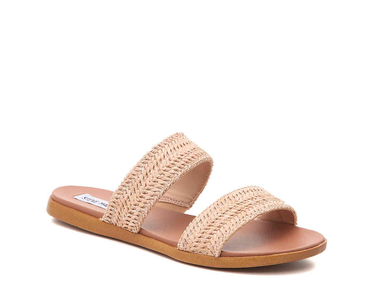 Steve Madden Denim Dual Sandal In Beige Natural Lyst