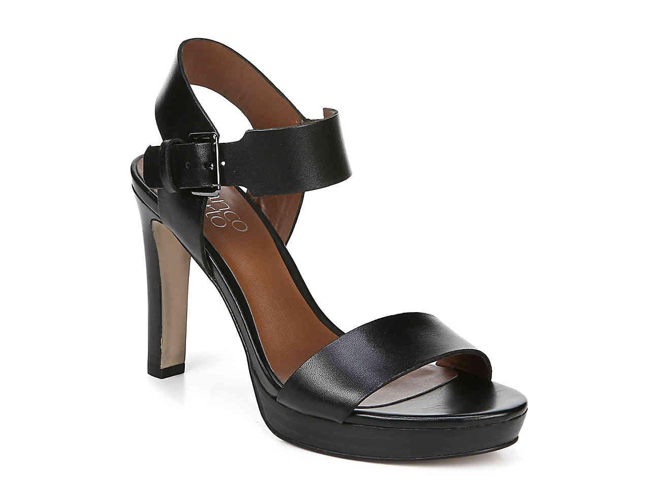 Franco Sarto Nisha Platform Sandal in Black - Lyst