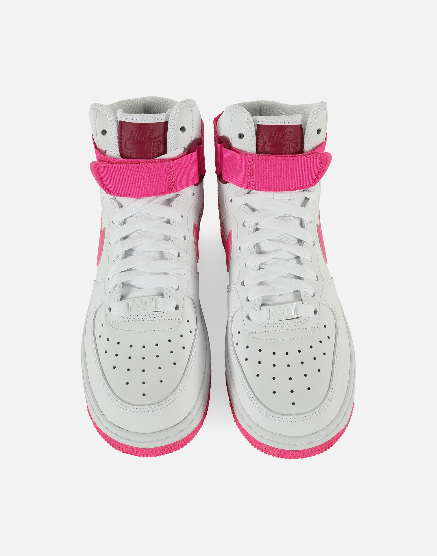 white nike air force high tops womens