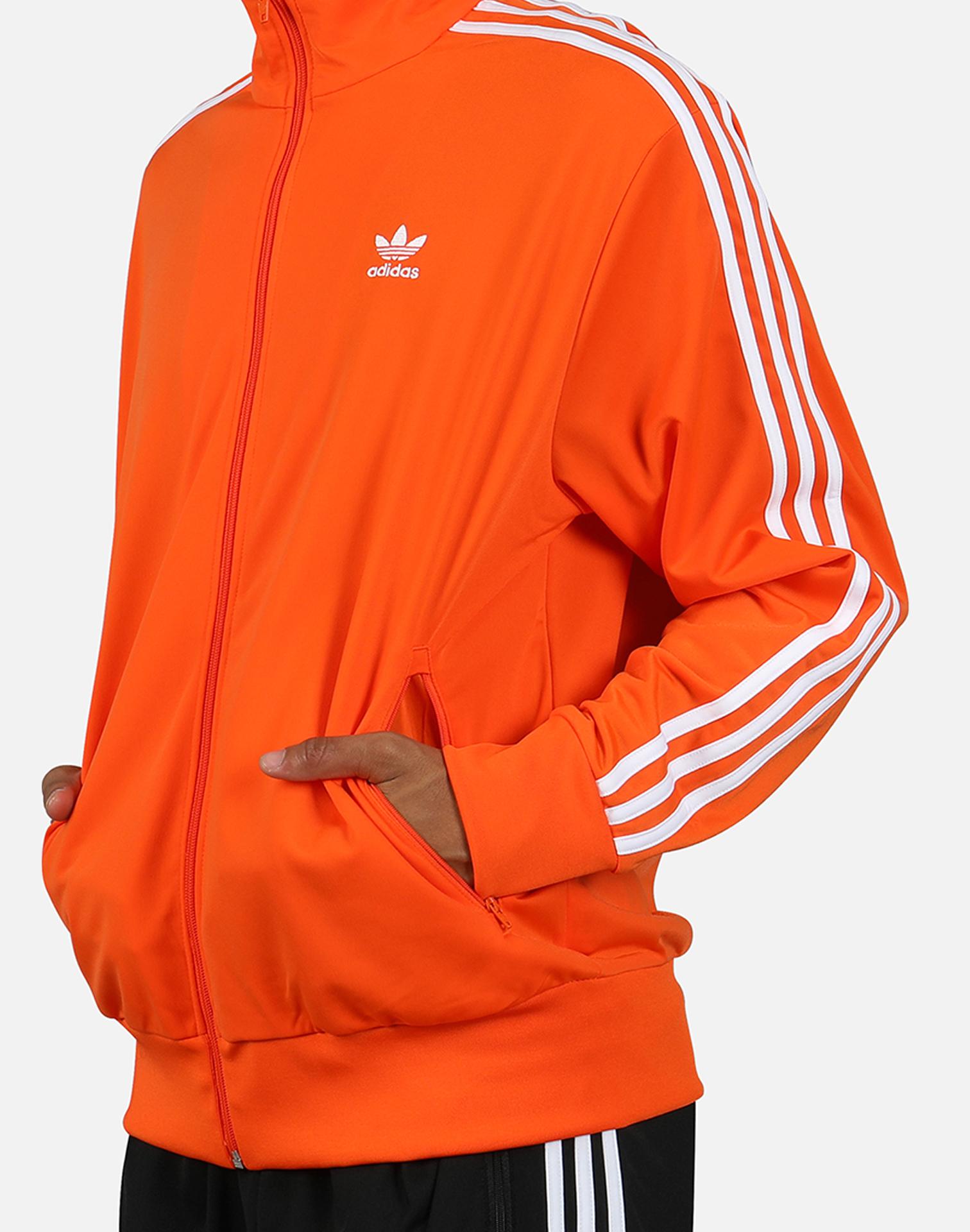 adidas Synthetic Firebird Track Jacket in Orange for Men - Lyst