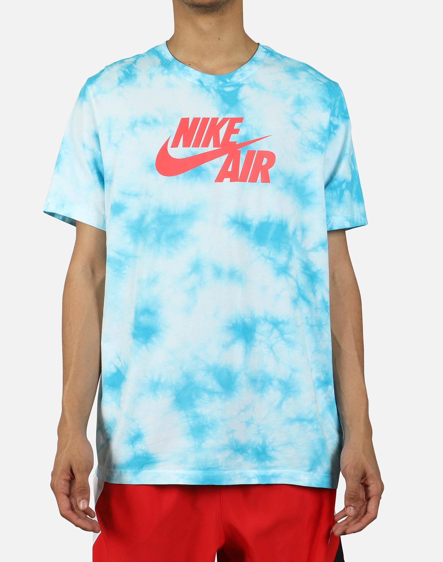 Nike Cotton Nsw Air Tye Dye Tee in White/Blue (Blue) for Men - Save 50% ...