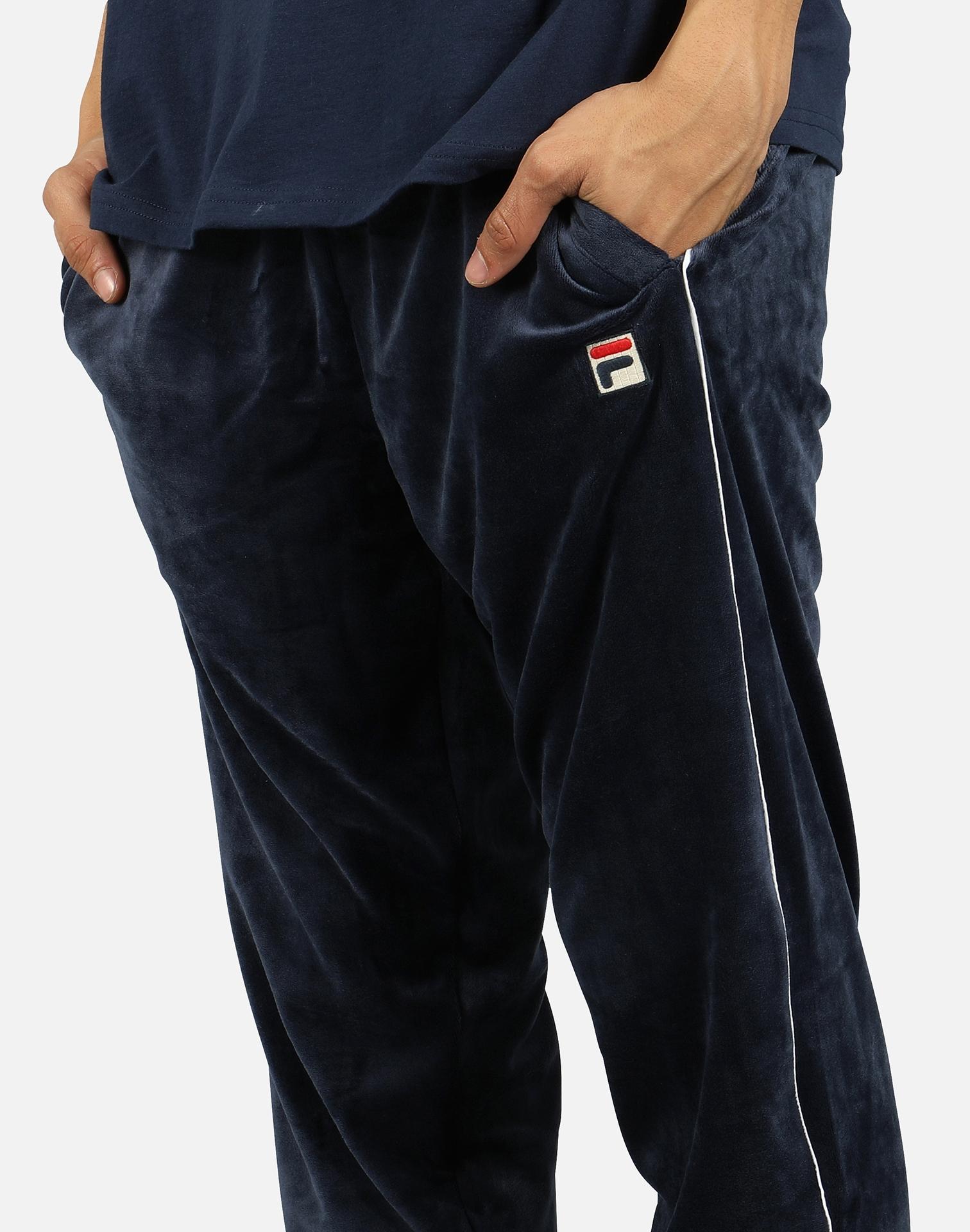 fila velour pants mens