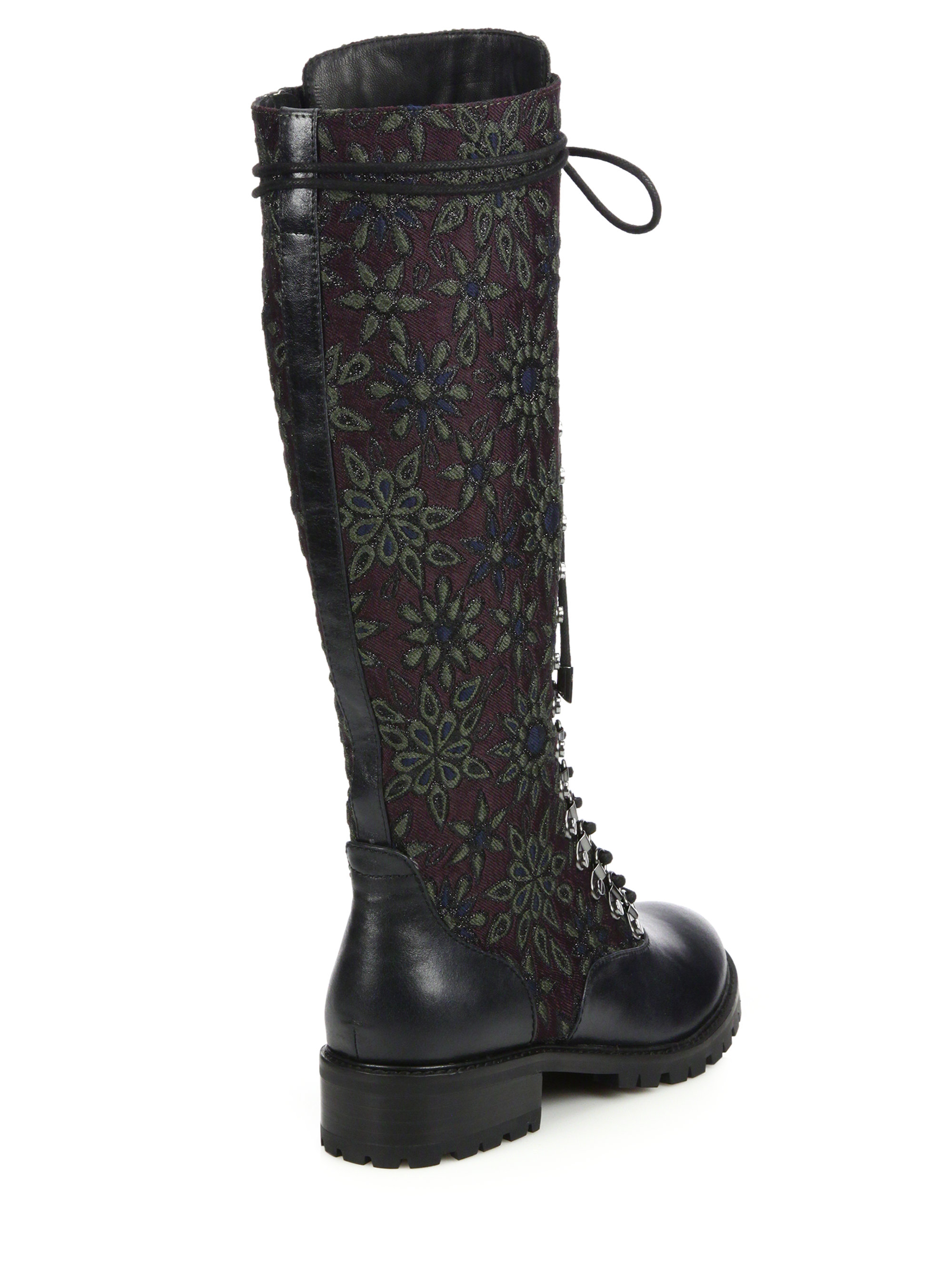 alice and olivia combat boots