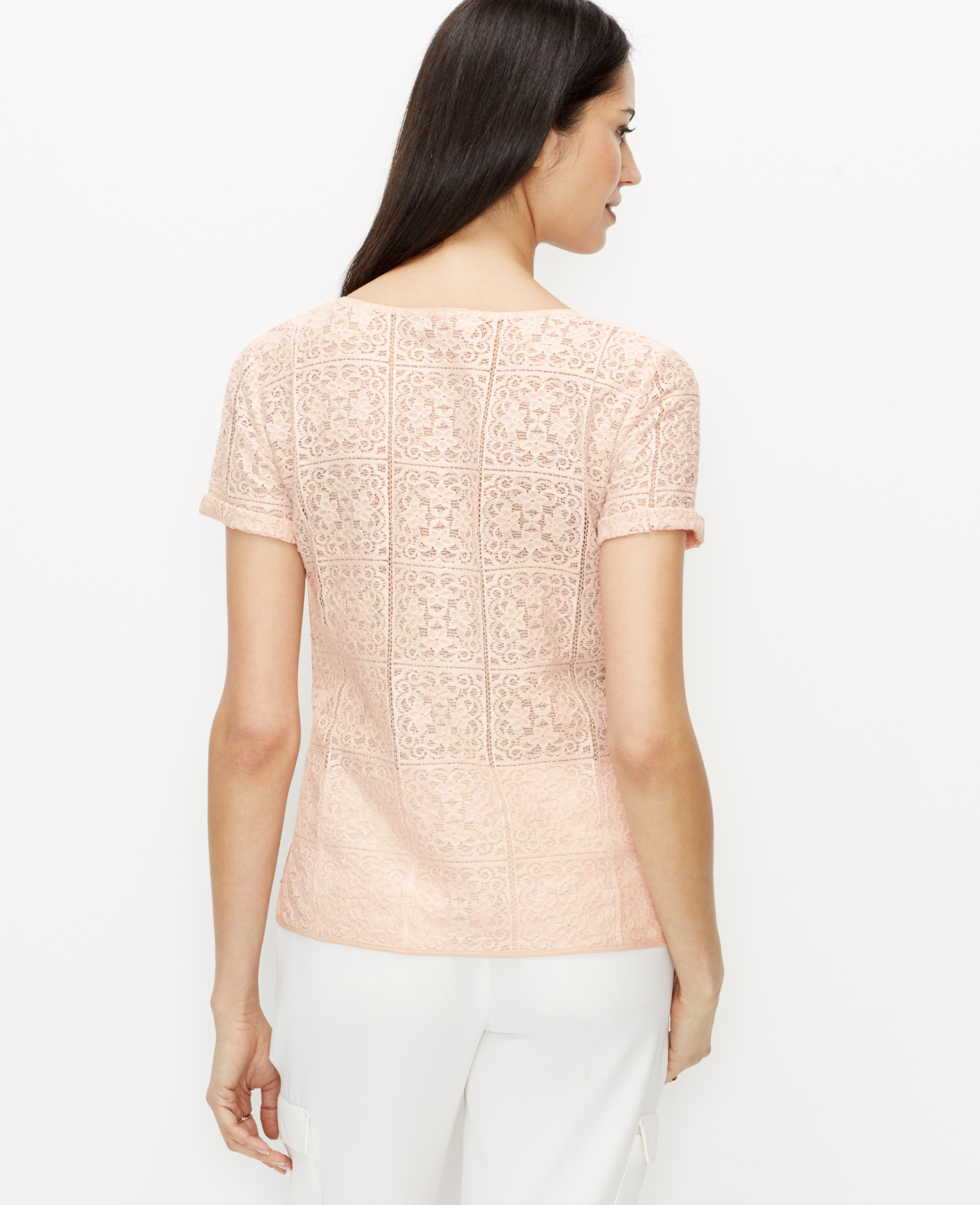 ann taylor lace top