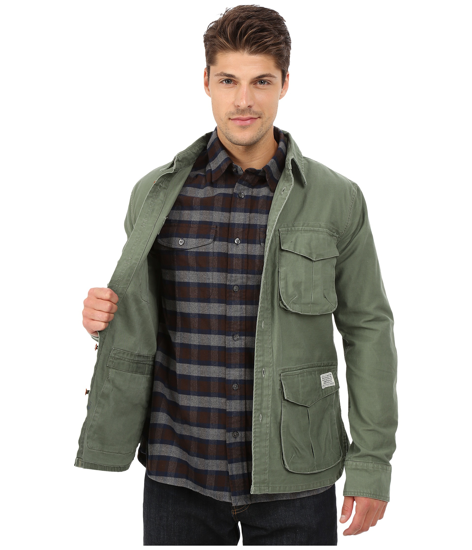  Deus ex  machina Bravo Overshirt Jacket  in Green for Men Lyst