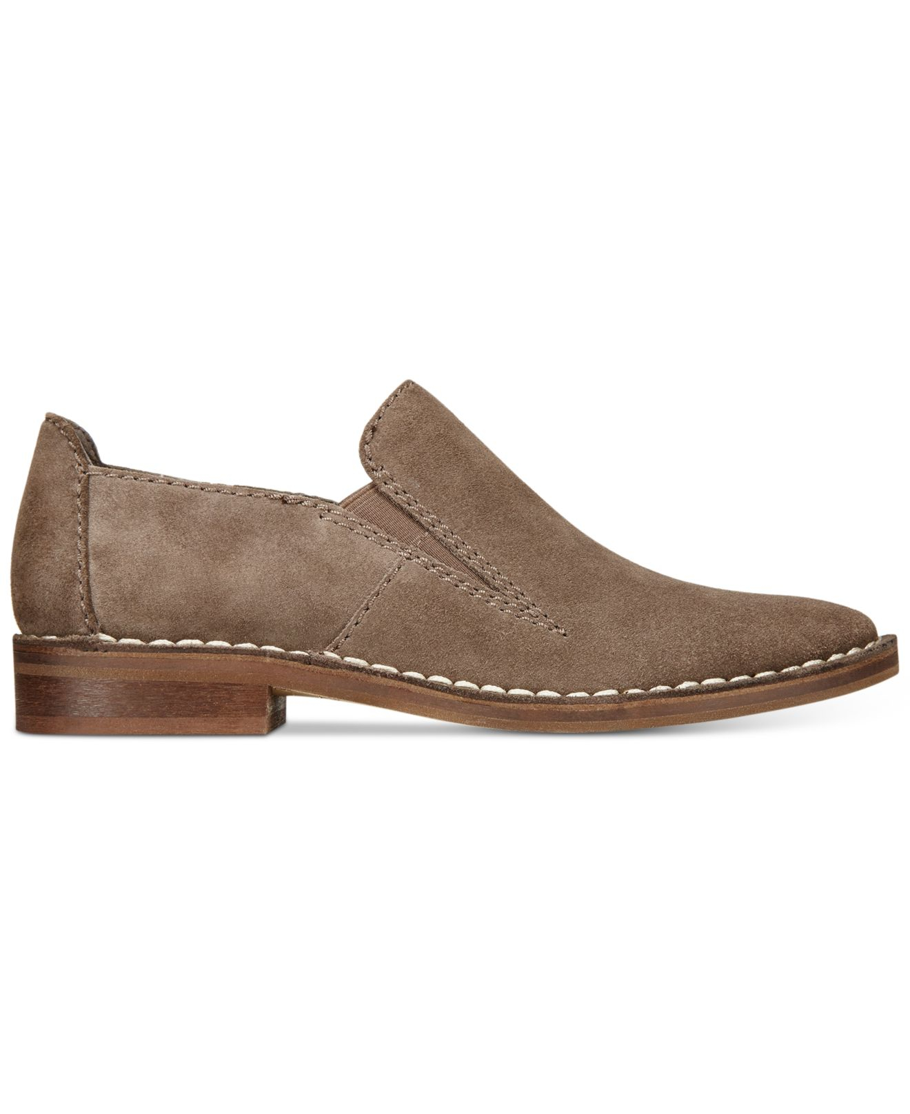 Clarks Somerset Women's Cabaret City Flats in Brown (Taupe Suede) | Lyst