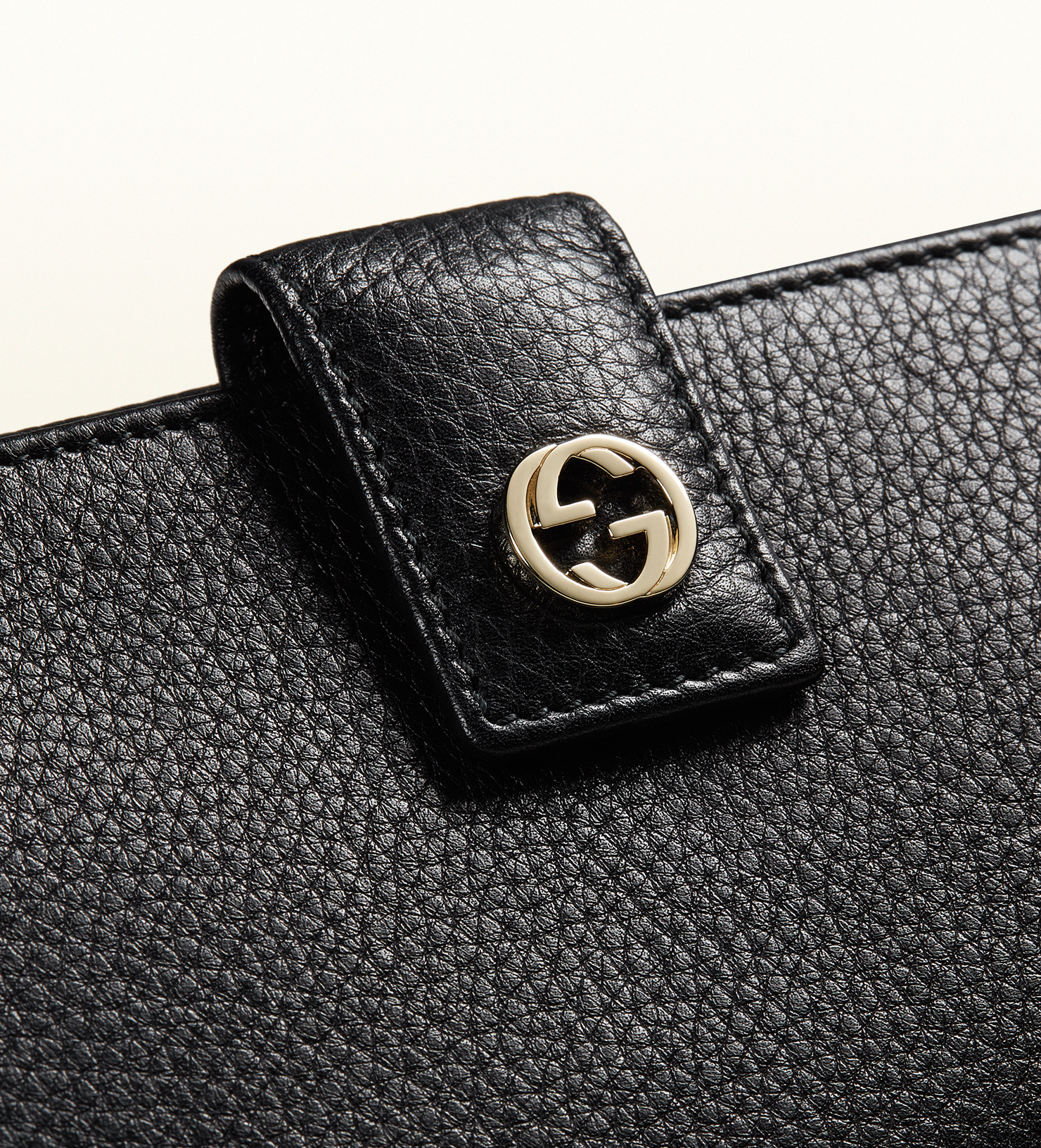 Lyst Gucci  Miss Gg Leather Continental Wallet  in Black 