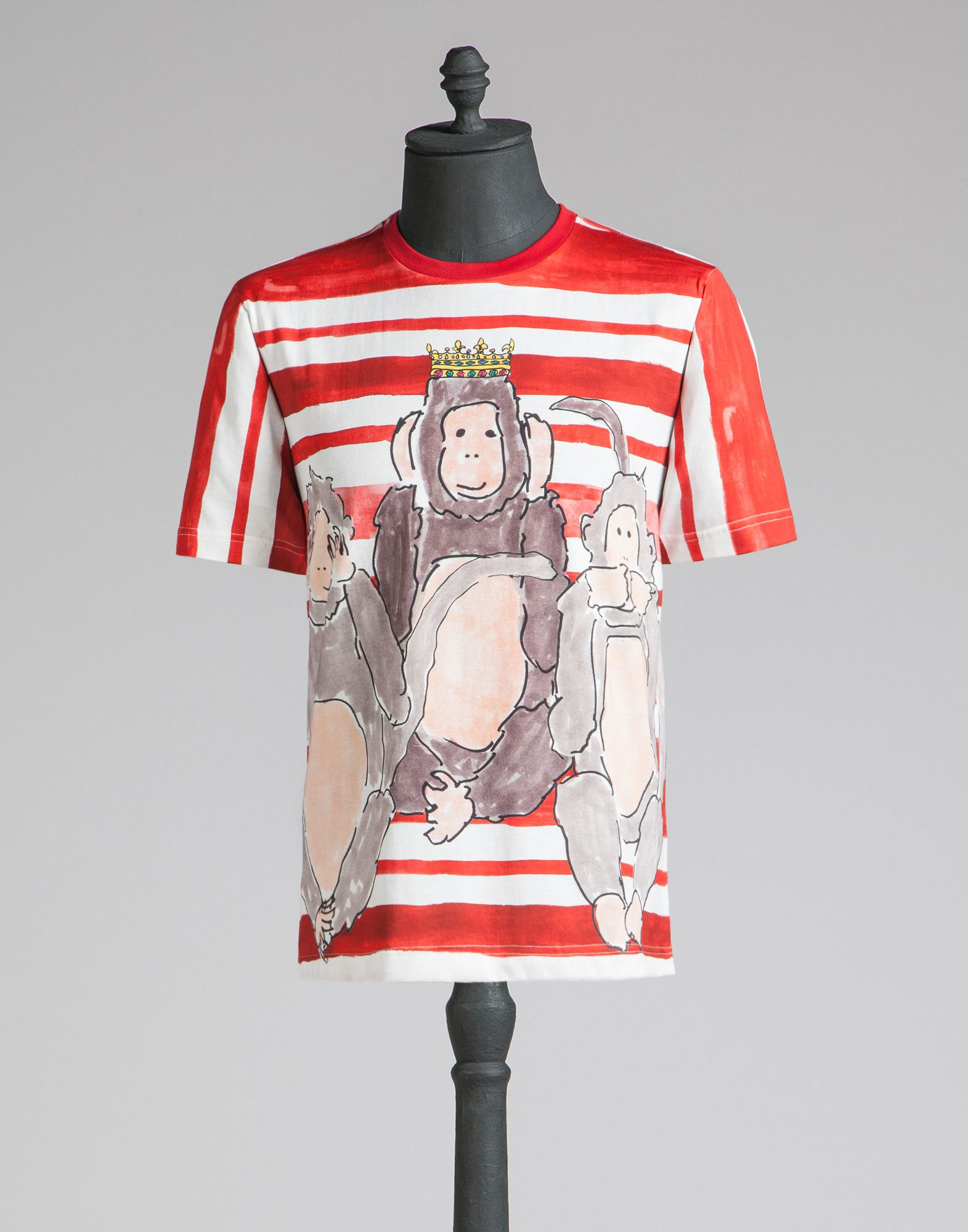 dolce gabbana red shirt