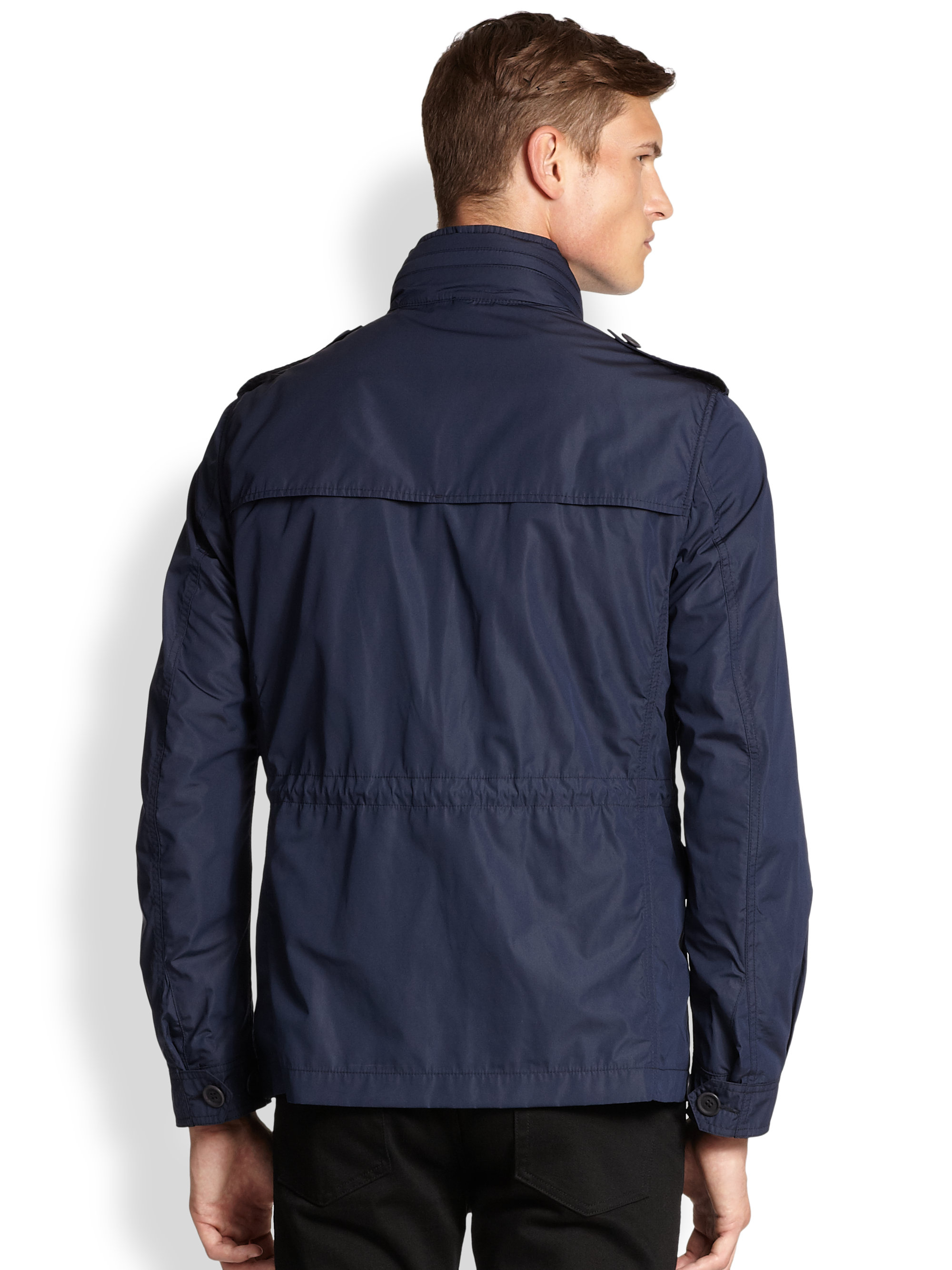 Lyst Burberry Brettson Field Jacket in Blue for Men