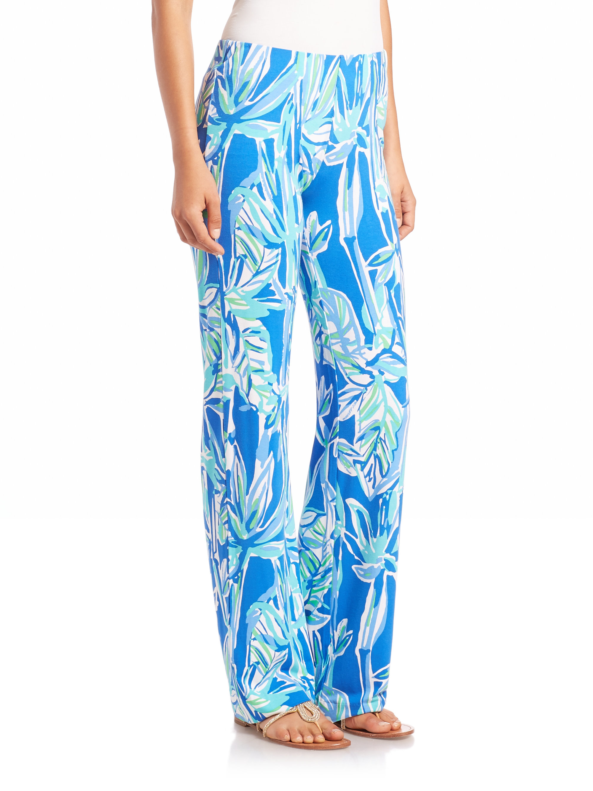 Lyst - Lilly Pulitzer Georgia May Palazzo Pants in Blue